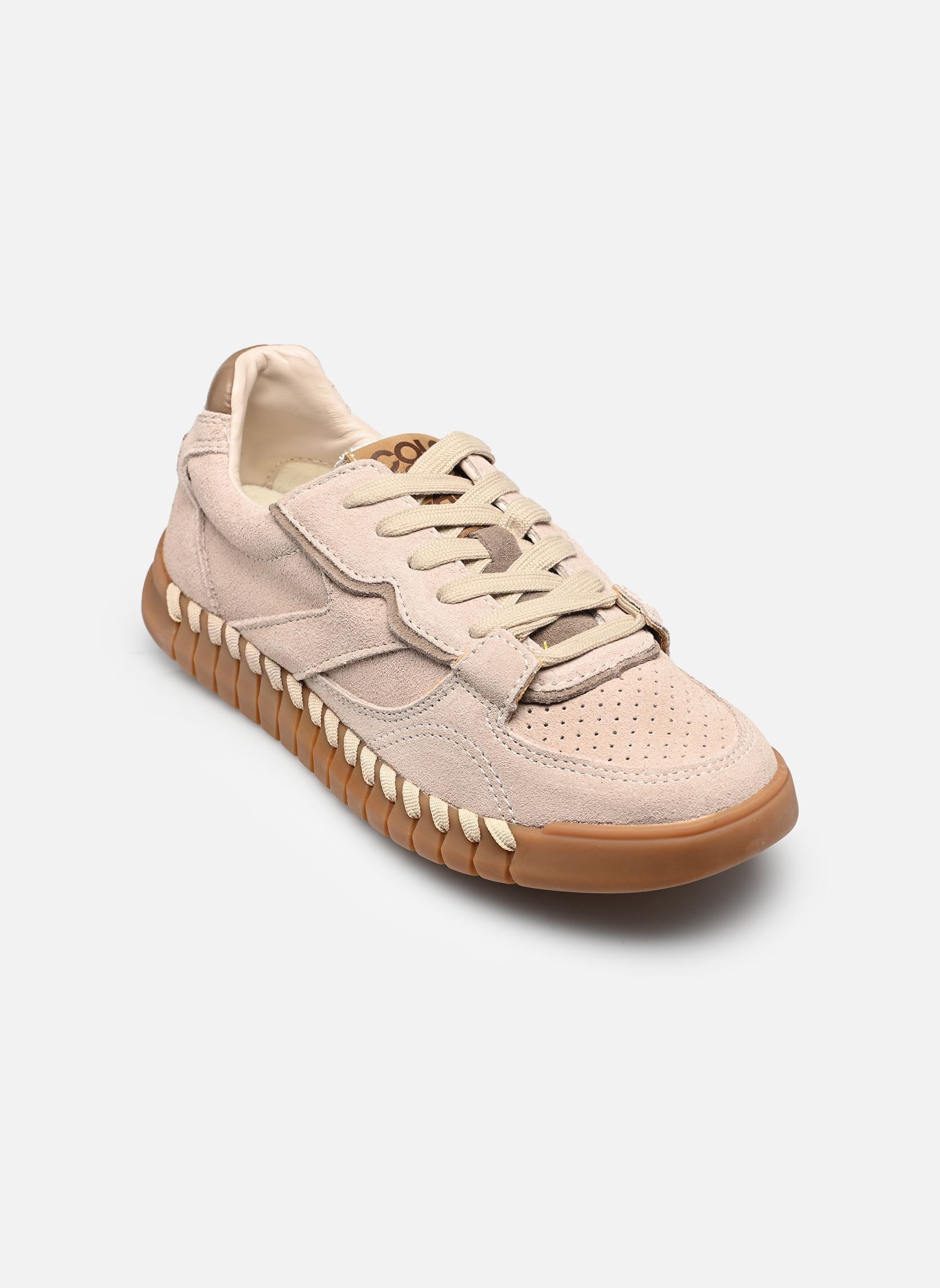 Sneakers Cow suede sneaker dames beige Colors of California Sneakers Cow suede sneaker dames beige OATMEAL