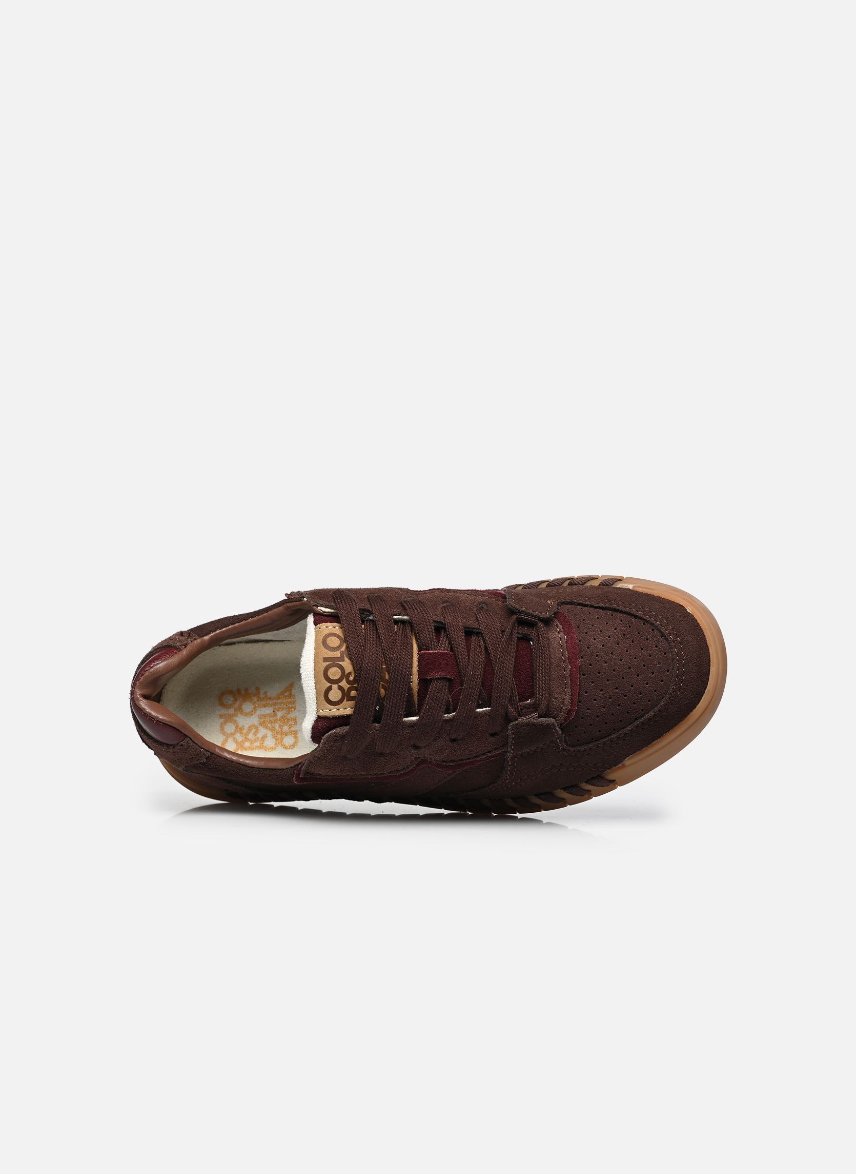 Sneakers Cow suede sneaker dames bruin Colors of California Sneakers Cow suede sneaker dames bruin MOKA