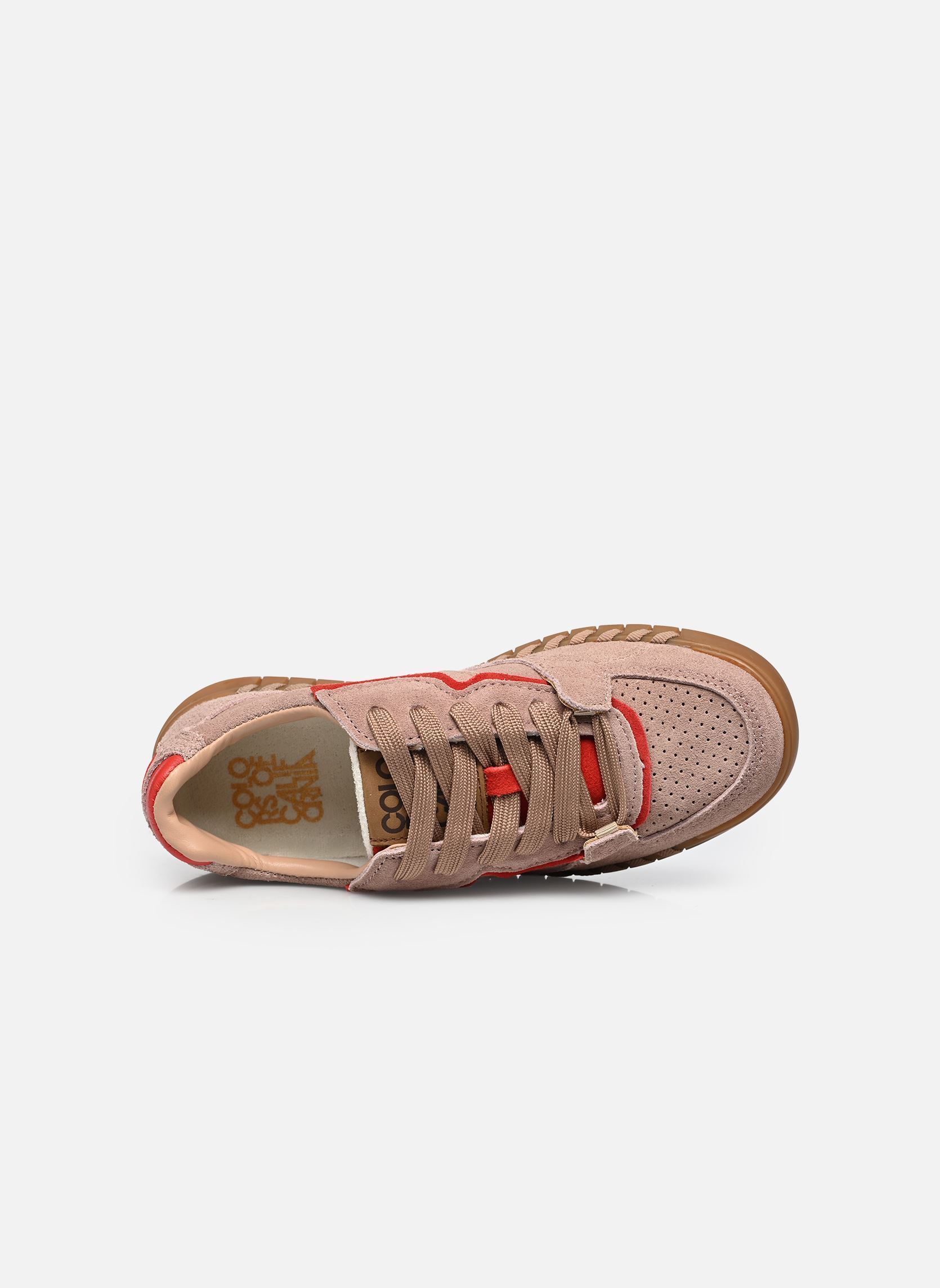 Sneaker Cow suede sneaker damen rosa Colors of California Sneaker Cow suede sneaker damen rosa MALVA