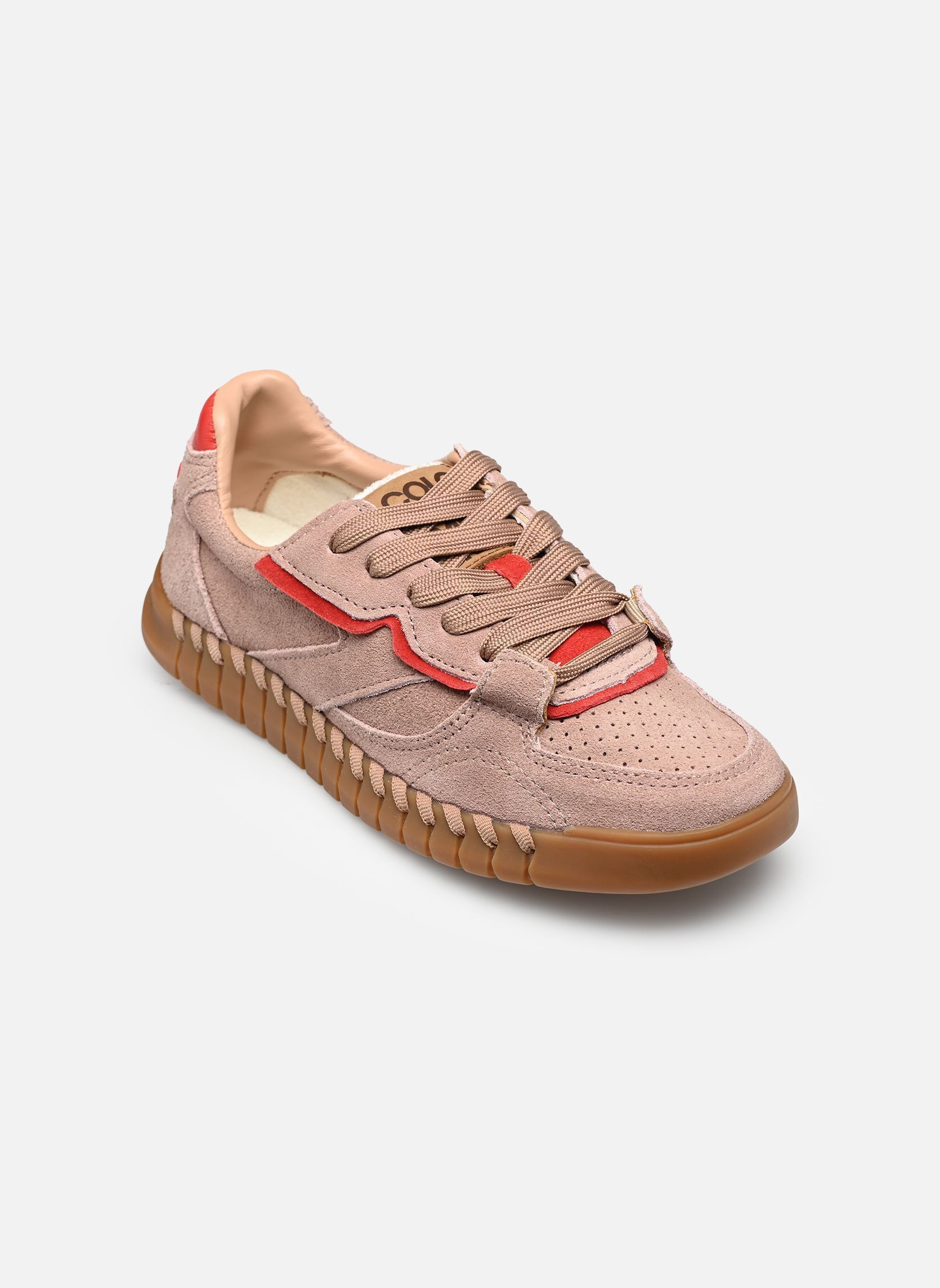 Sneaker Cow suede sneaker damen rosa Colors of California Sneaker Cow suede sneaker damen rosa MALVA