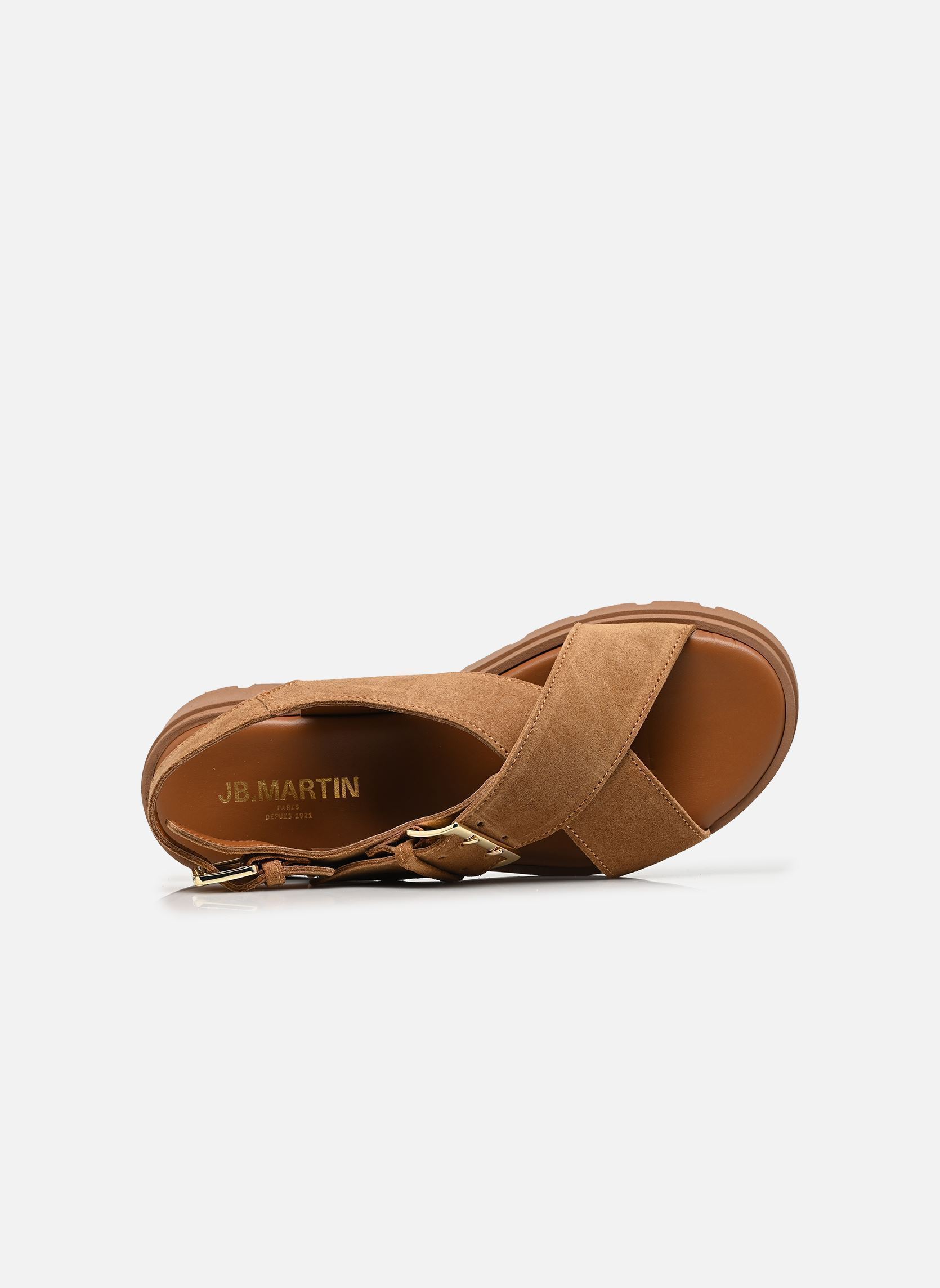 Keil- und Plateausandalen DEMI damen braun JB Martin Keil- und Plateausandalen DEMI damen braun 44