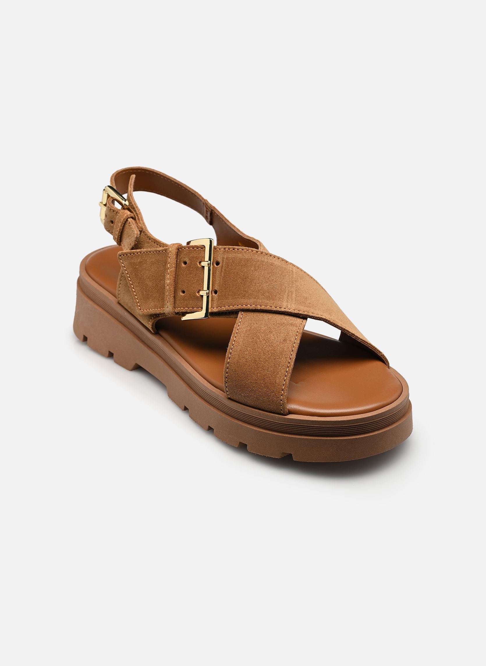 Keil- und Plateausandalen DEMI damen braun JB Martin Keil- und Plateausandalen DEMI damen braun 44