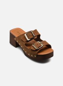 Mules et sabots APPO femme marron