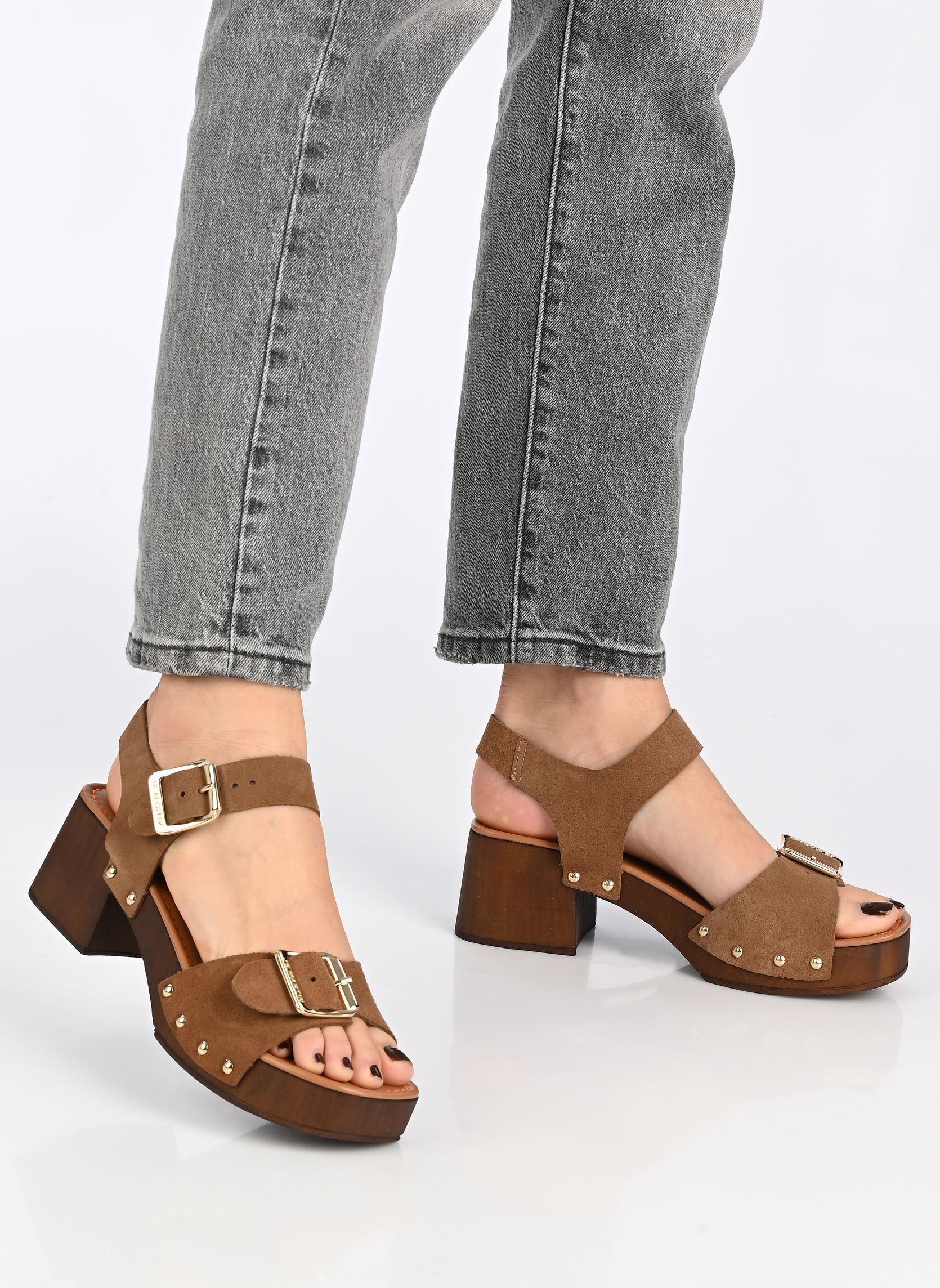 Sandalen APY damen braun JB Martin Sandalen APY damen braun CROUTE VELOURS CAMEL