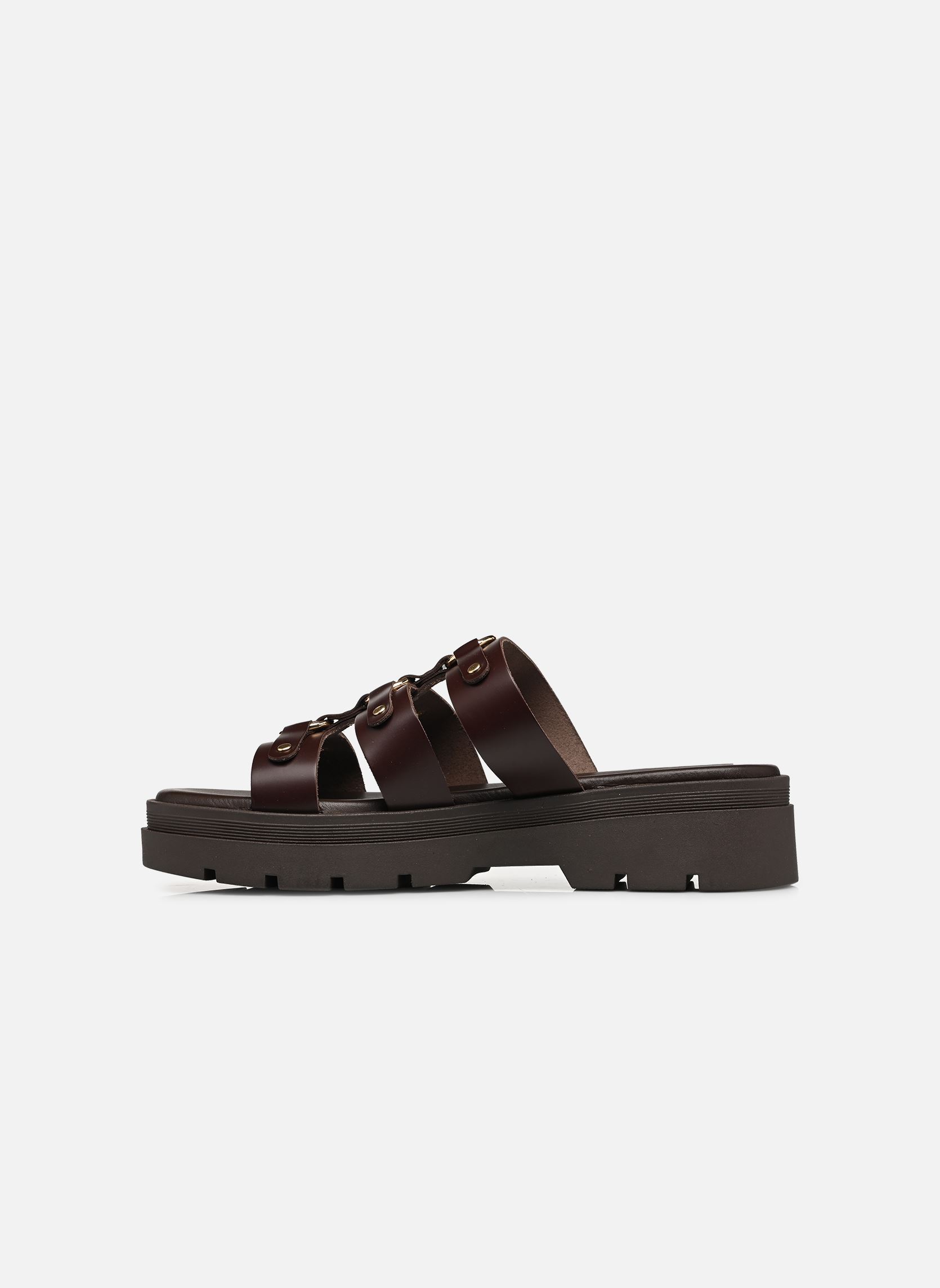 Pantoletten und Clogs DESTY damen braun JB Martin Pantoletten und Clogs DESTY damen braun VEAU POLIDO CHOCOLAT