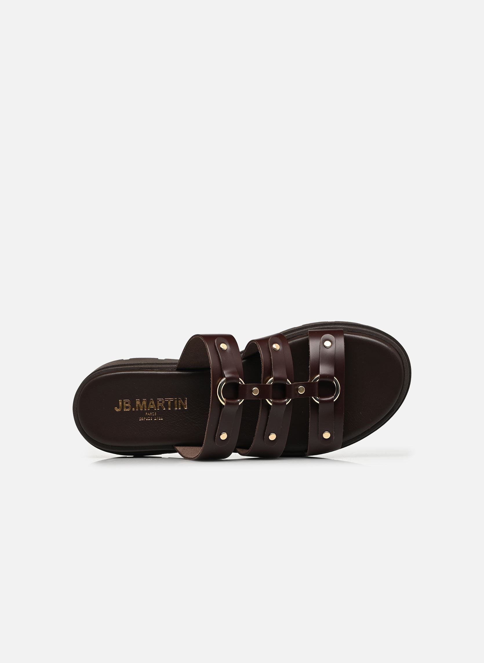Pantoletten und Clogs DESTY damen braun JB Martin Pantoletten und Clogs DESTY damen braun VEAU POLIDO CHOCOLAT