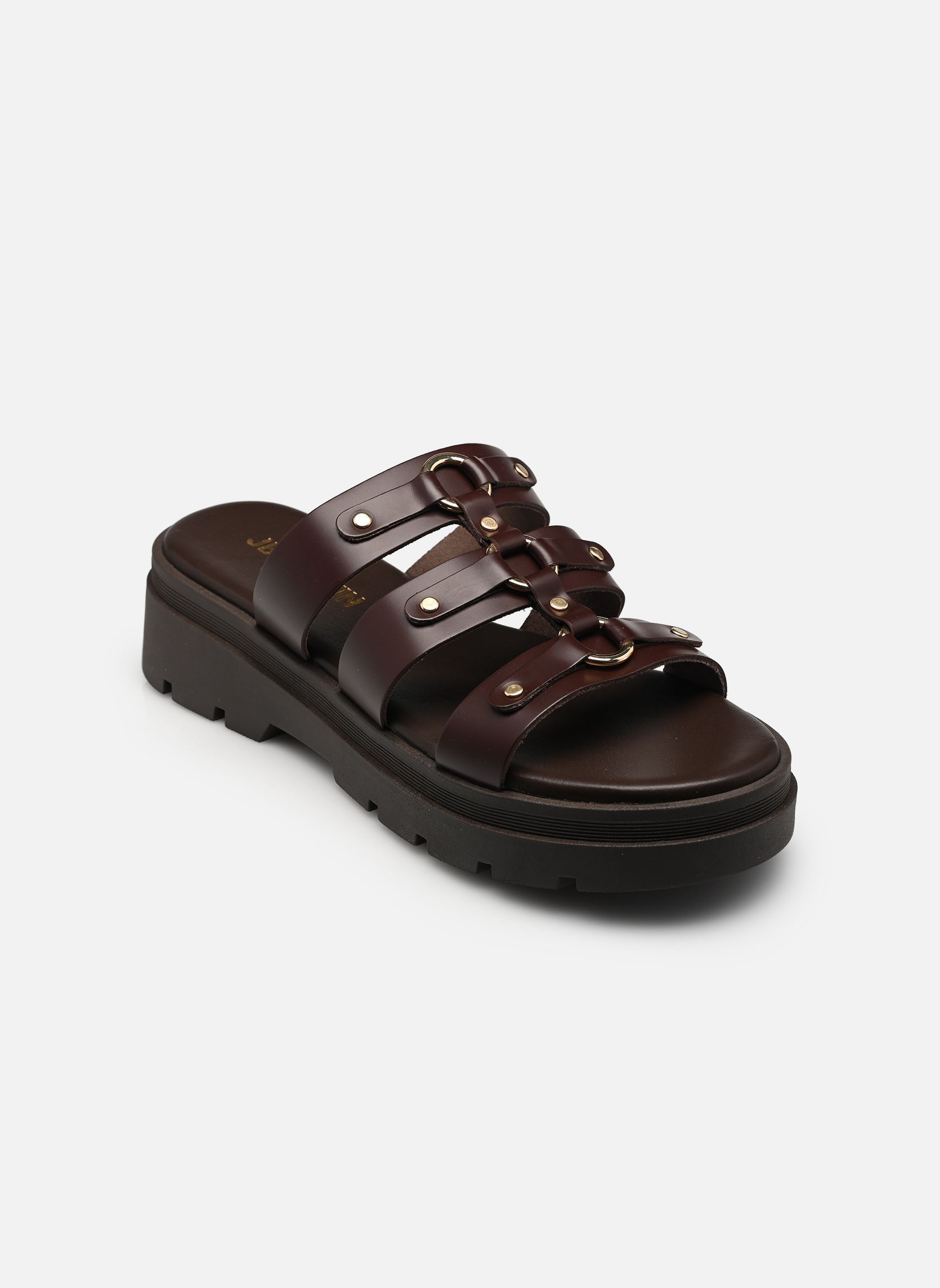 Pantoletten und Clogs DESTY damen braun JB Martin Pantoletten und Clogs DESTY damen braun VEAU POLIDO CHOCOLAT