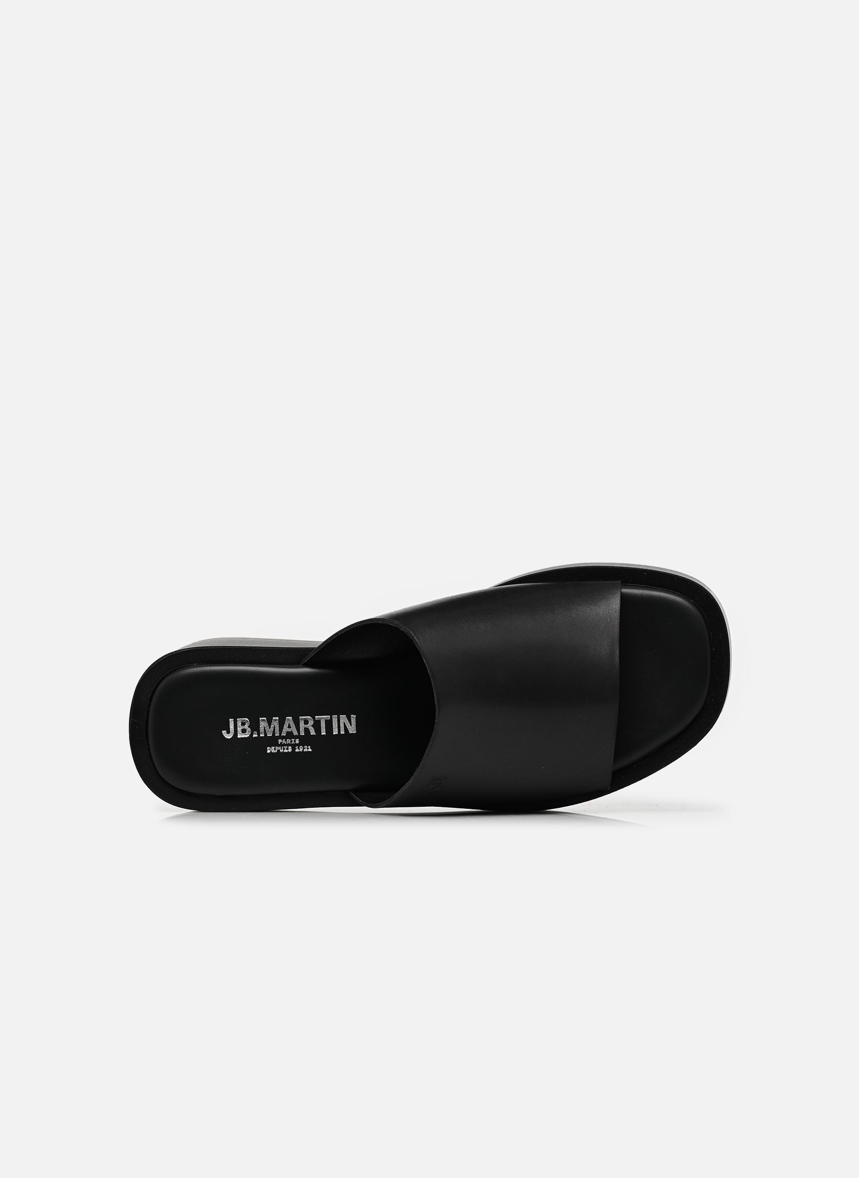 Mules CELIA femme noir JB Martin Mules CELIA femme noir Veau Noir