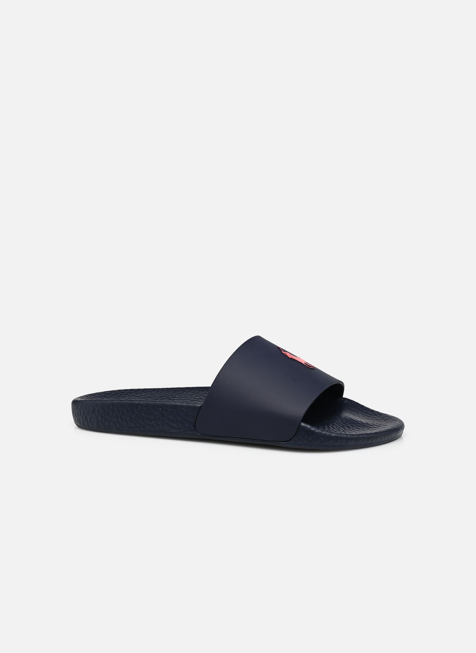 Tongs POLO SLIDE-SANDALS-SLIDE femme bleu Polo Ralph Lauren Tongs POLO SLIDE-SANDALS-SLIDE femme bleu NAVY/RED