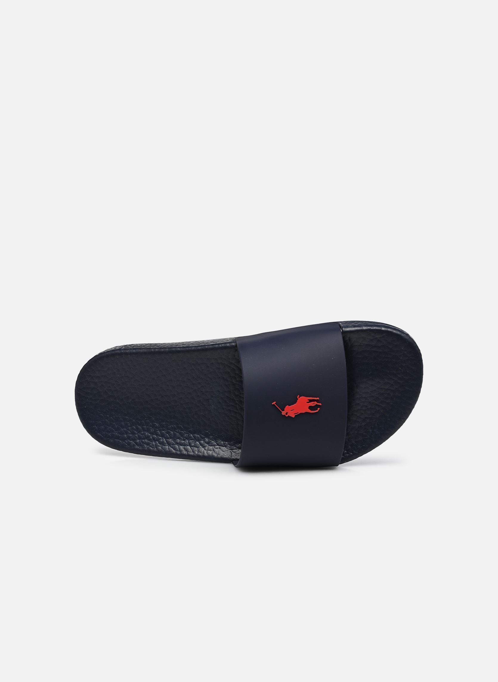 Tongs POLO SLIDE-SANDALS-SLIDE femme bleu Polo Ralph Lauren Tongs POLO SLIDE-SANDALS-SLIDE femme bleu NAVY/RED