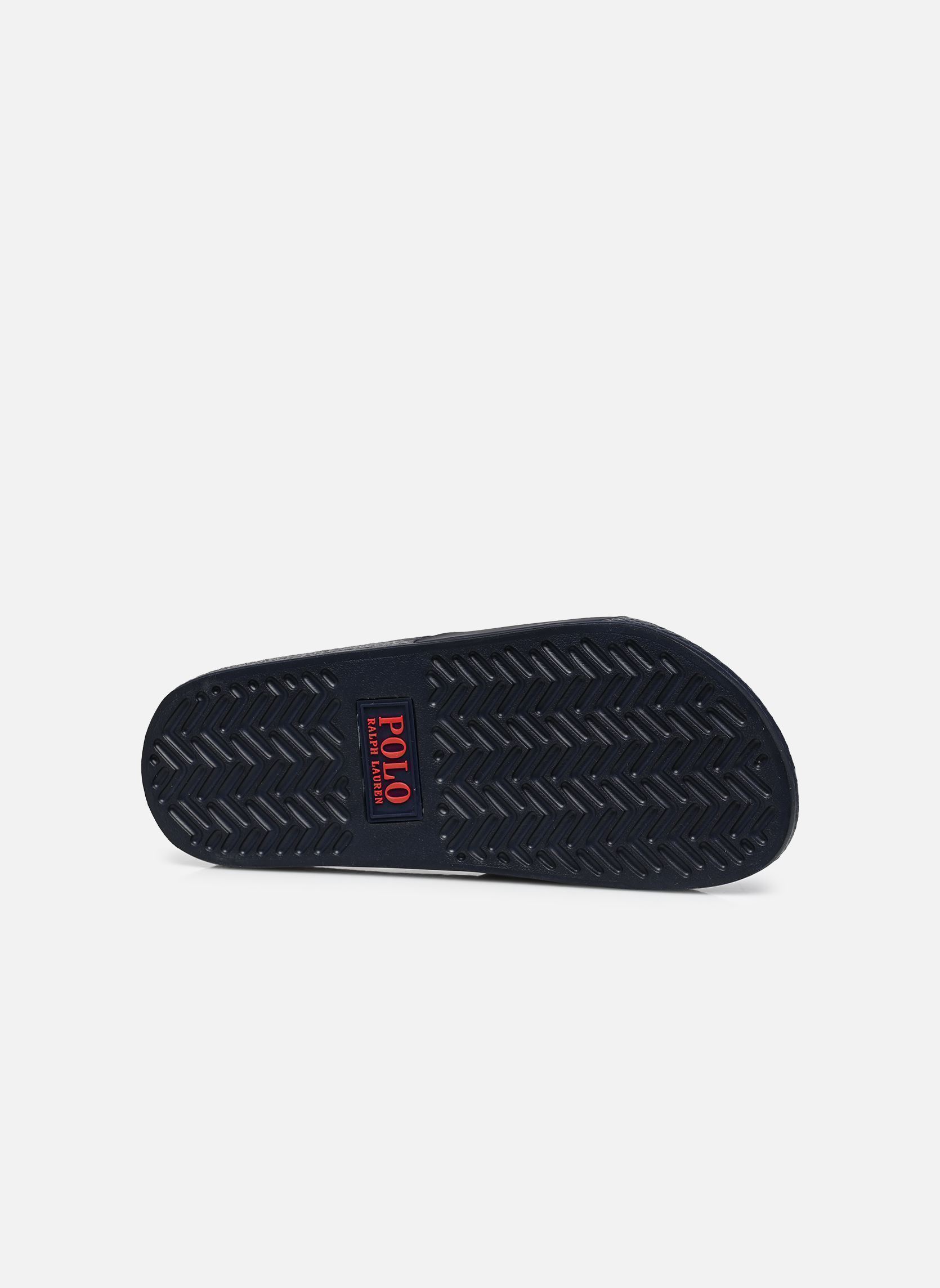 Tongs POLO SLIDE-SANDALS-SLIDE femme bleu Polo Ralph Lauren Tongs POLO SLIDE-SANDALS-SLIDE femme bleu NAVY/RED