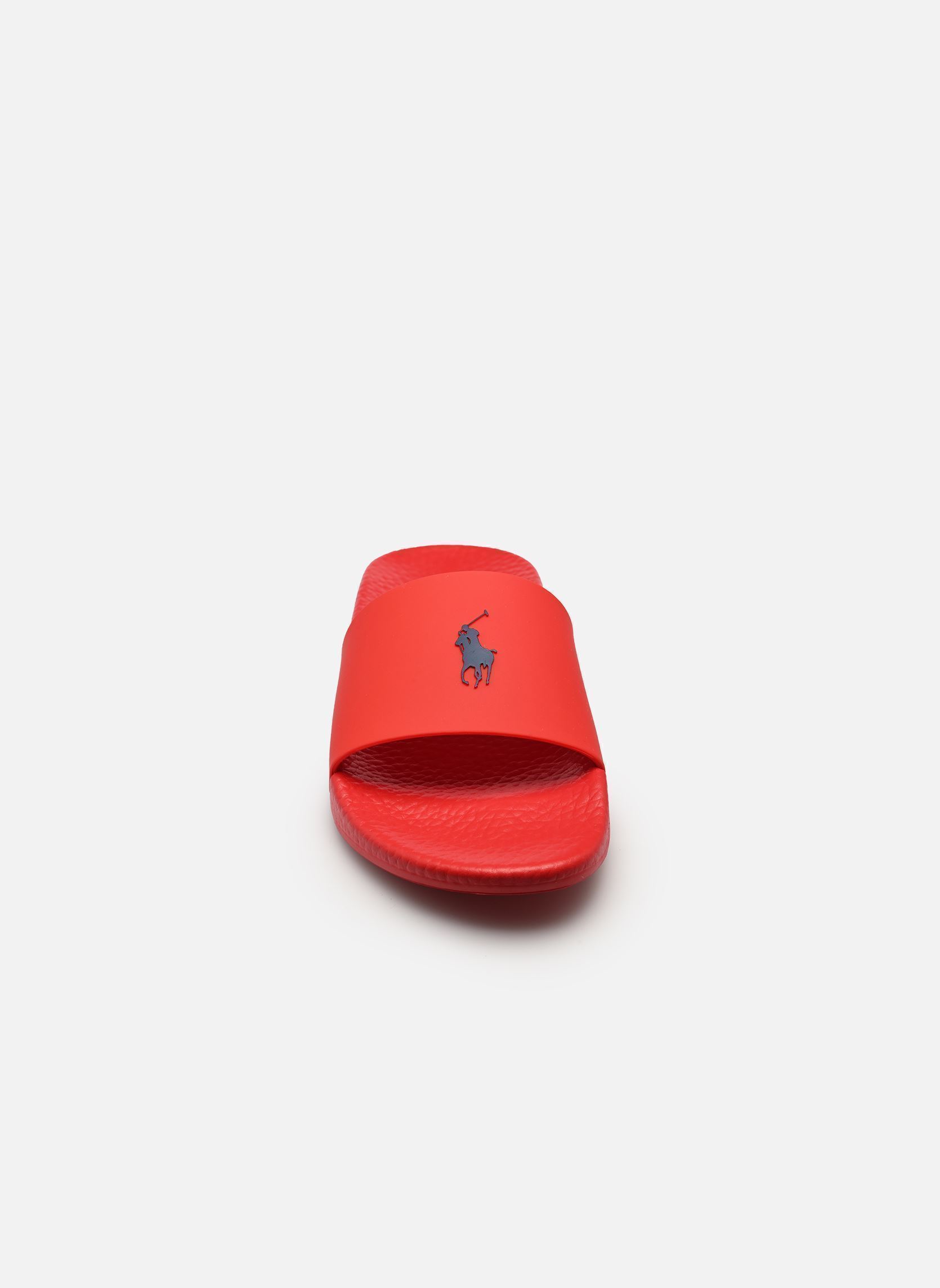 Infradito POLO SLIDE-SANDALS-SLIDE donna marrone Polo Ralph Lauren Infradito POLO SLIDE-SANDALS-SLIDE donna marrone RL2000 RED/ NEWPORT NAVY
