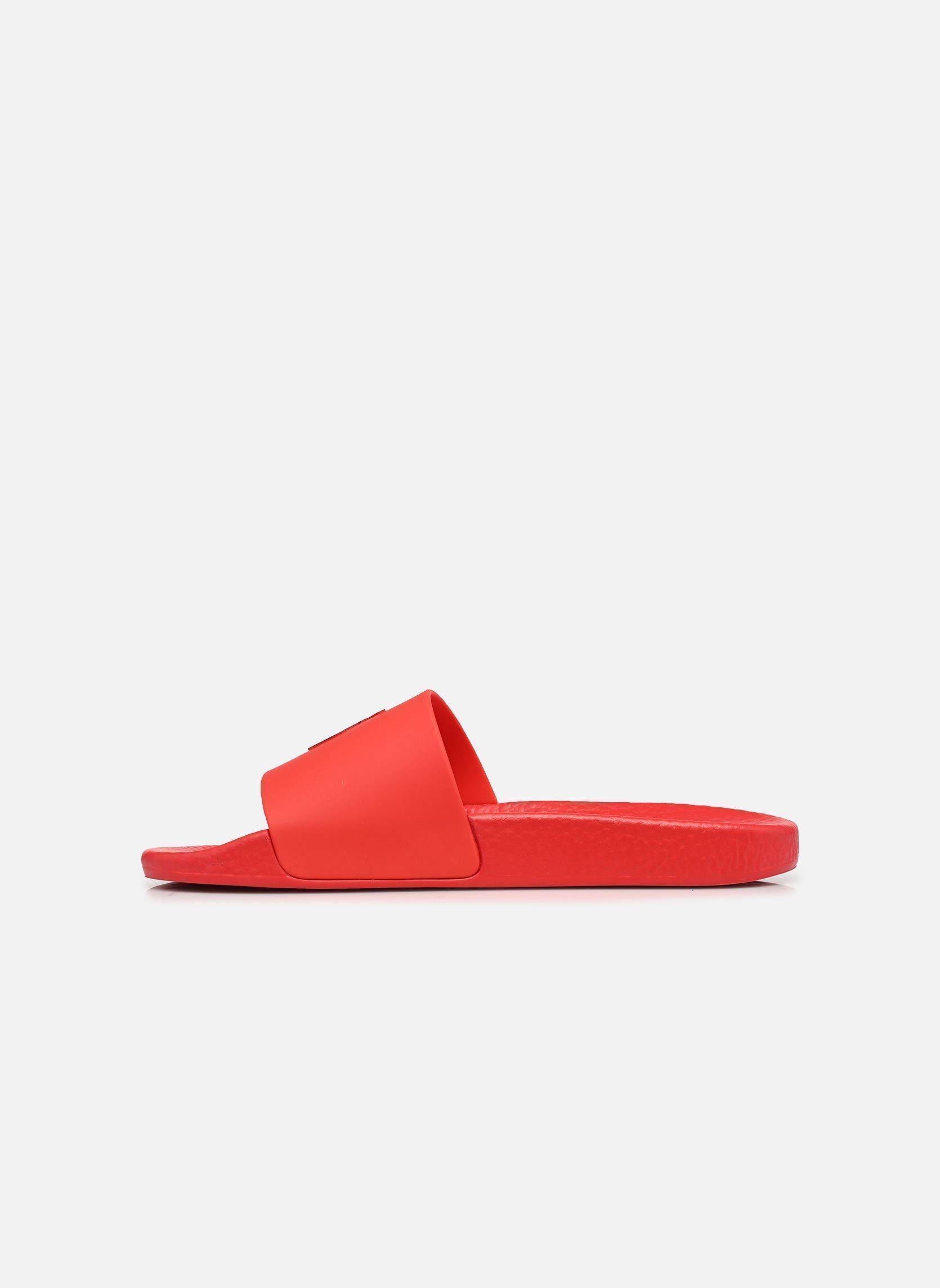 Infradito POLO SLIDE-SANDALS-SLIDE donna marrone Polo Ralph Lauren Infradito POLO SLIDE-SANDALS-SLIDE donna marrone RL2000 RED/ NEWPORT NAVY