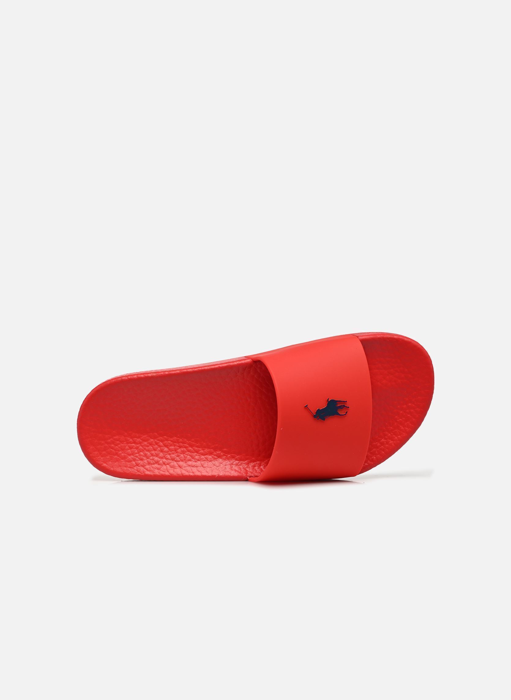 Infradito POLO SLIDE-SANDALS-SLIDE donna marrone Polo Ralph Lauren Infradito POLO SLIDE-SANDALS-SLIDE donna marrone RL2000 RED/ NEWPORT NAVY