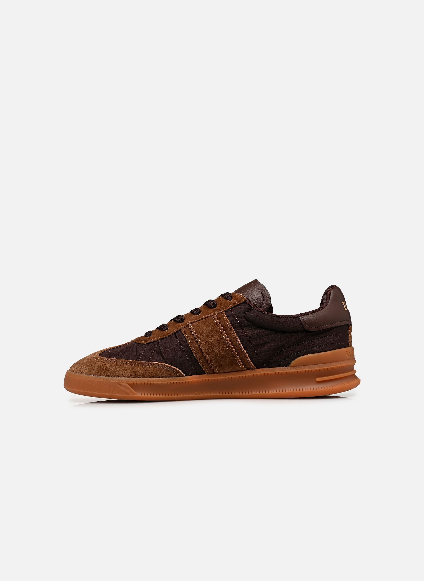 Baskets basses HTR AERA-SNEAKERS-LOW TOP LACE femme marron Polo Ralph Lauren Baskets basses HTR AERA-SNEAKERS-LOW TOP LACE femme marron Dark Brown