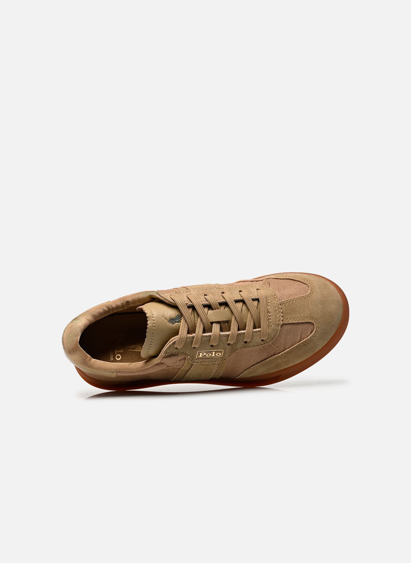 Baskets basses HTR AERA-SNEAKERS-LOW TOP LACE femme marron Polo Ralph Lauren Baskets basses HTR AERA-SNEAKERS-LOW TOP LACE femme marron Surrey Tan