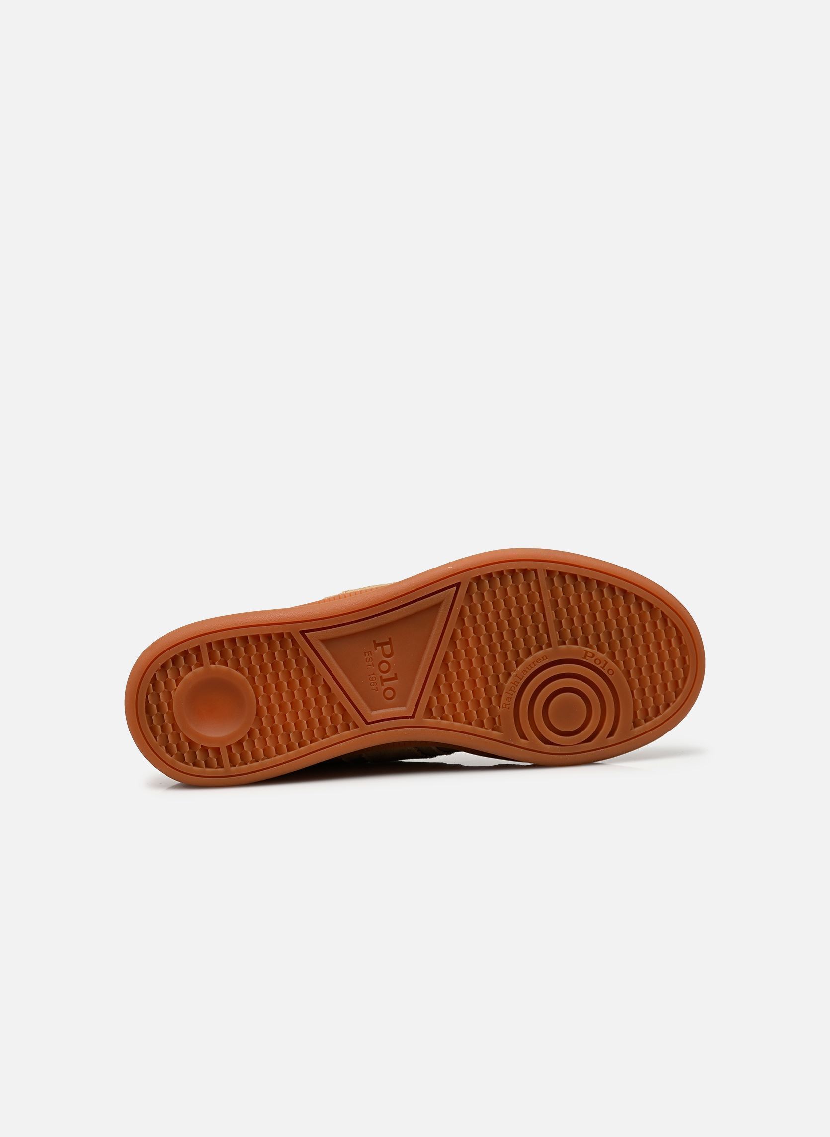 Baskets basses HTR AERA-SNEAKERS-LOW TOP LACE femme marron Polo Ralph Lauren Baskets basses HTR AERA-SNEAKERS-LOW TOP LACE femme marron Surrey Tan