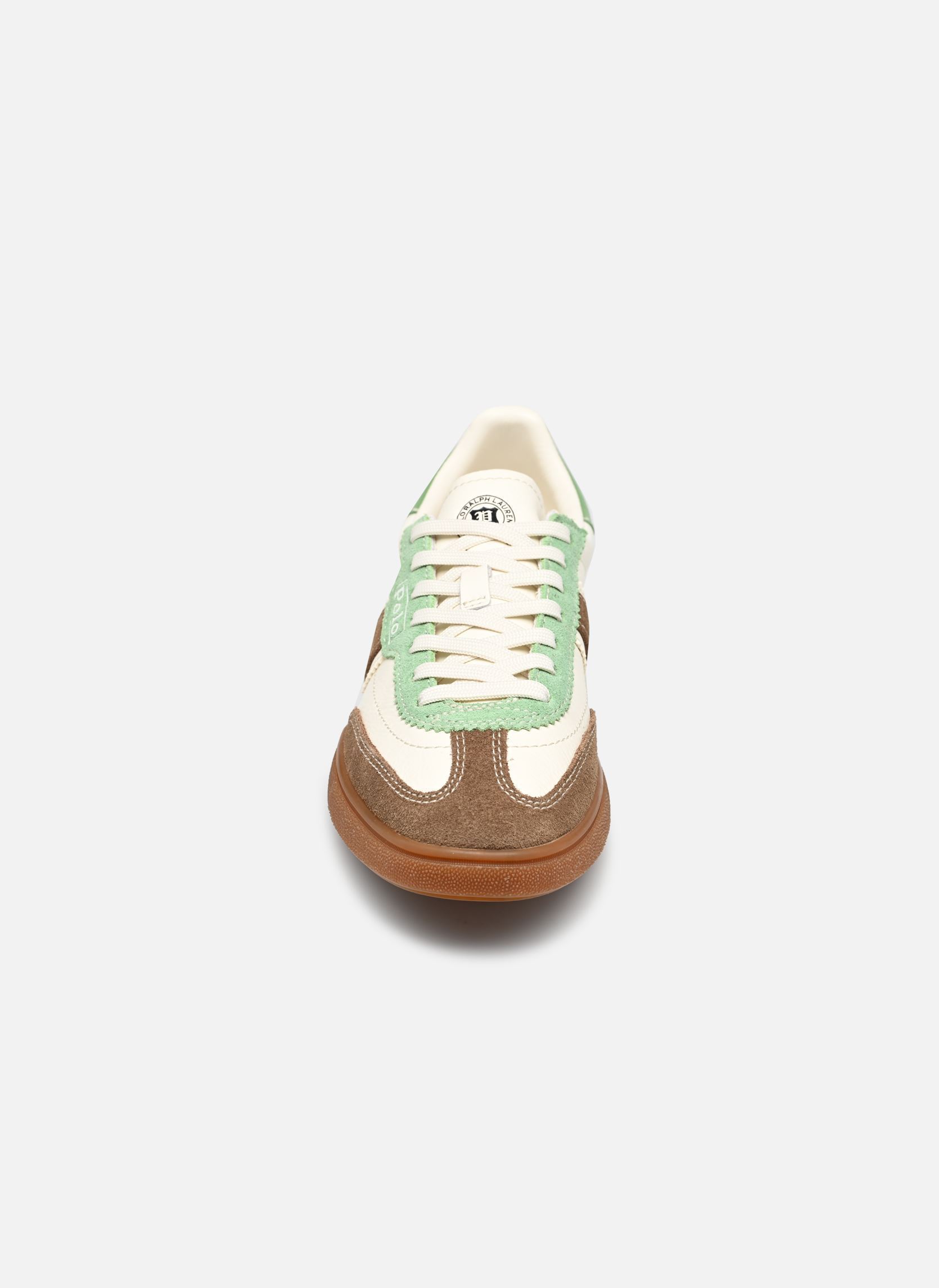 Baskets basses BEDFORD-SNEAKERS-LOW TOP LACE femme blanc Polo Ralph Lauren Baskets basses BEDFORD-SNEAKERS-LOW TOP LACE femme blanc ESTTE CRM/OUTBACK GRN/YRK BRWN