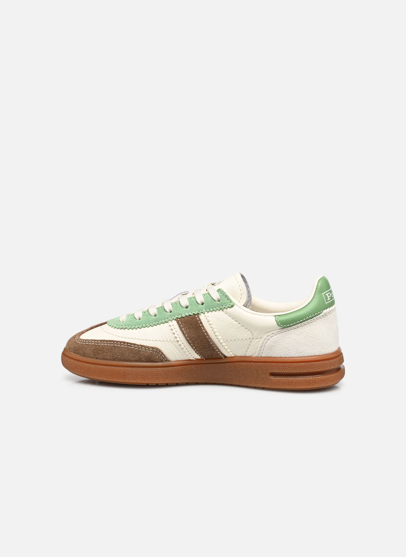 Baskets basses BEDFORD-SNEAKERS-LOW TOP LACE femme blanc Polo Ralph Lauren Baskets basses BEDFORD-SNEAKERS-LOW TOP LACE femme blanc ESTTE CRM/OUTBACK GRN/YRK BRWN
