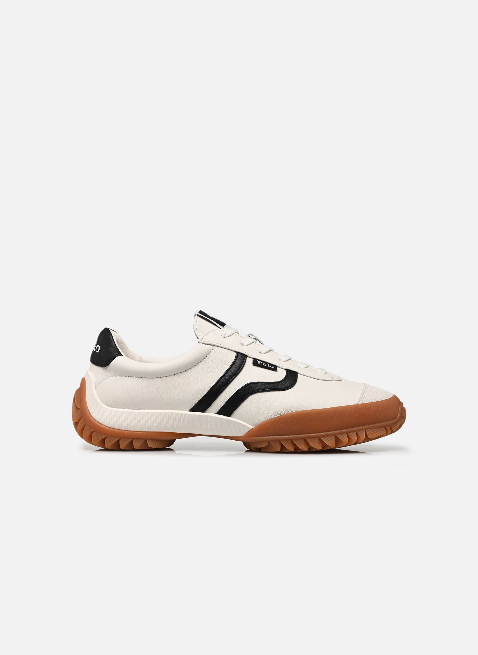 Lage sneakers TREAD LW TP-SNEAKERS-LOW TOP LACE dames wit Polo Ralph Lauren Lage sneakers TREAD LW TP-SNEAKERS-LOW TOP LACE dames wit DECKWASH WHITE/ BLACK