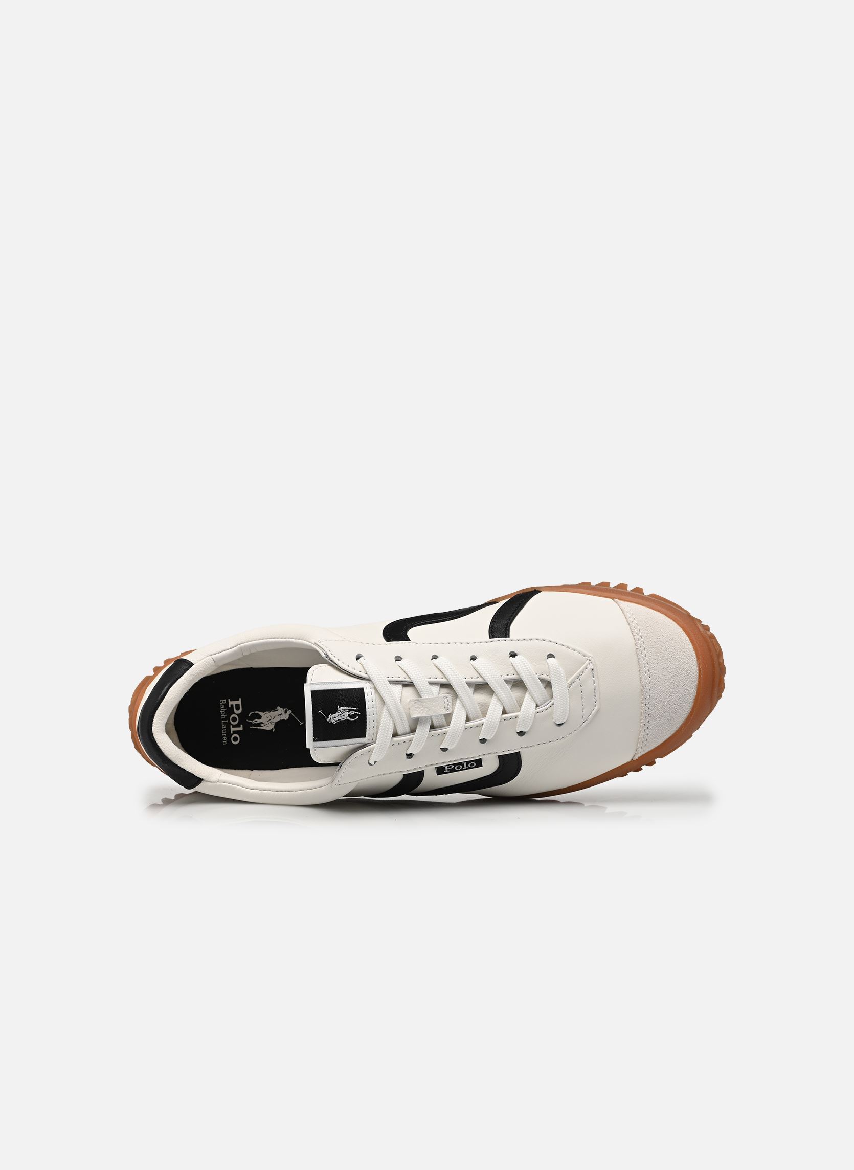 Lage sneakers TREAD LW TP-SNEAKERS-LOW TOP LACE dames wit Polo Ralph Lauren Lage sneakers TREAD LW TP-SNEAKERS-LOW TOP LACE dames wit DECKWASH WHITE/ BLACK