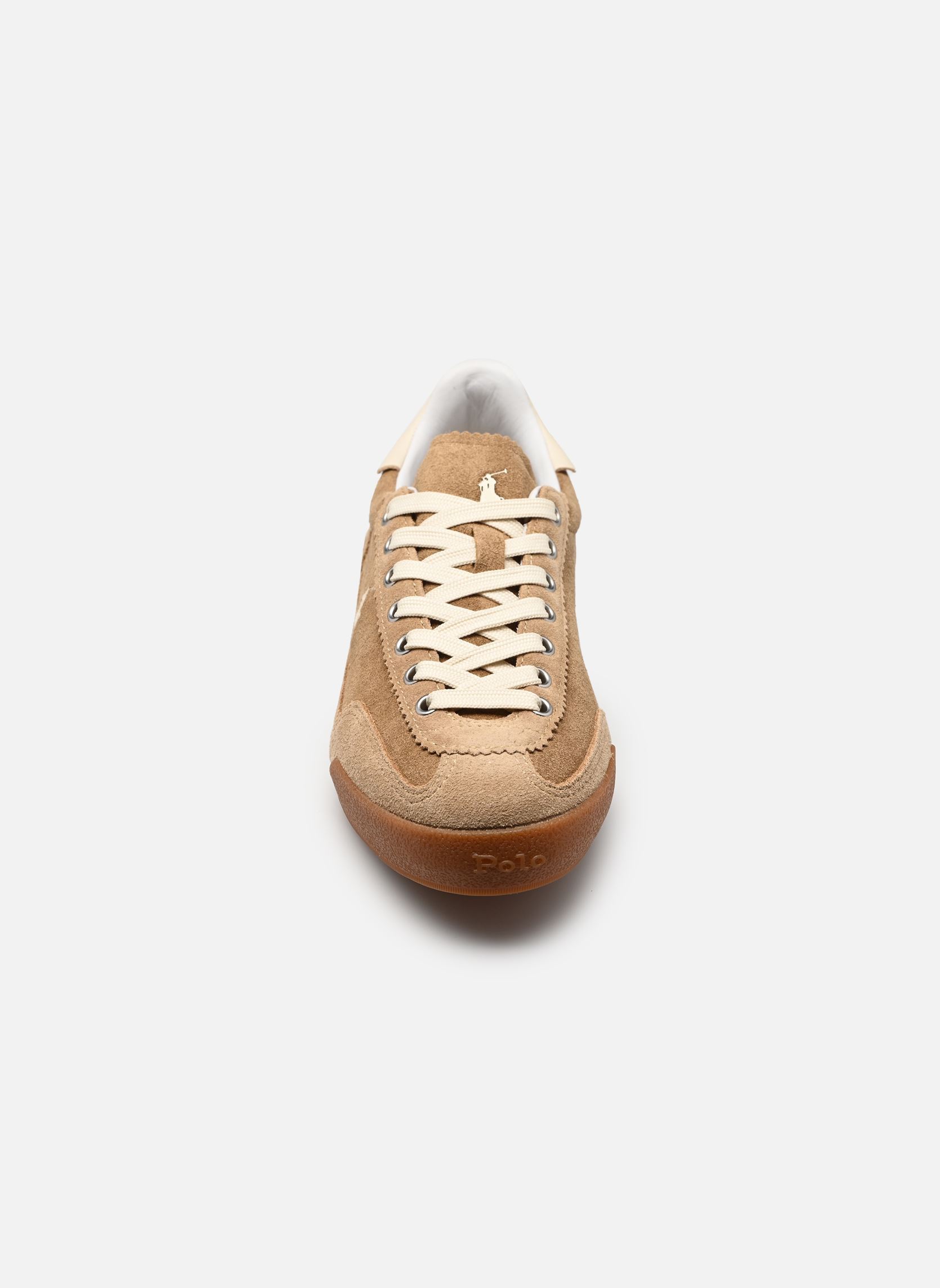 Niedrige Sneaker HESTER PP-SNEAKERS-LOW TOP LACE damen braun Polo Ralph Lauren Niedrige Sneaker HESTER PP-SNEAKERS-LOW TOP LACE damen braun CAFE TAN/SANDSURF