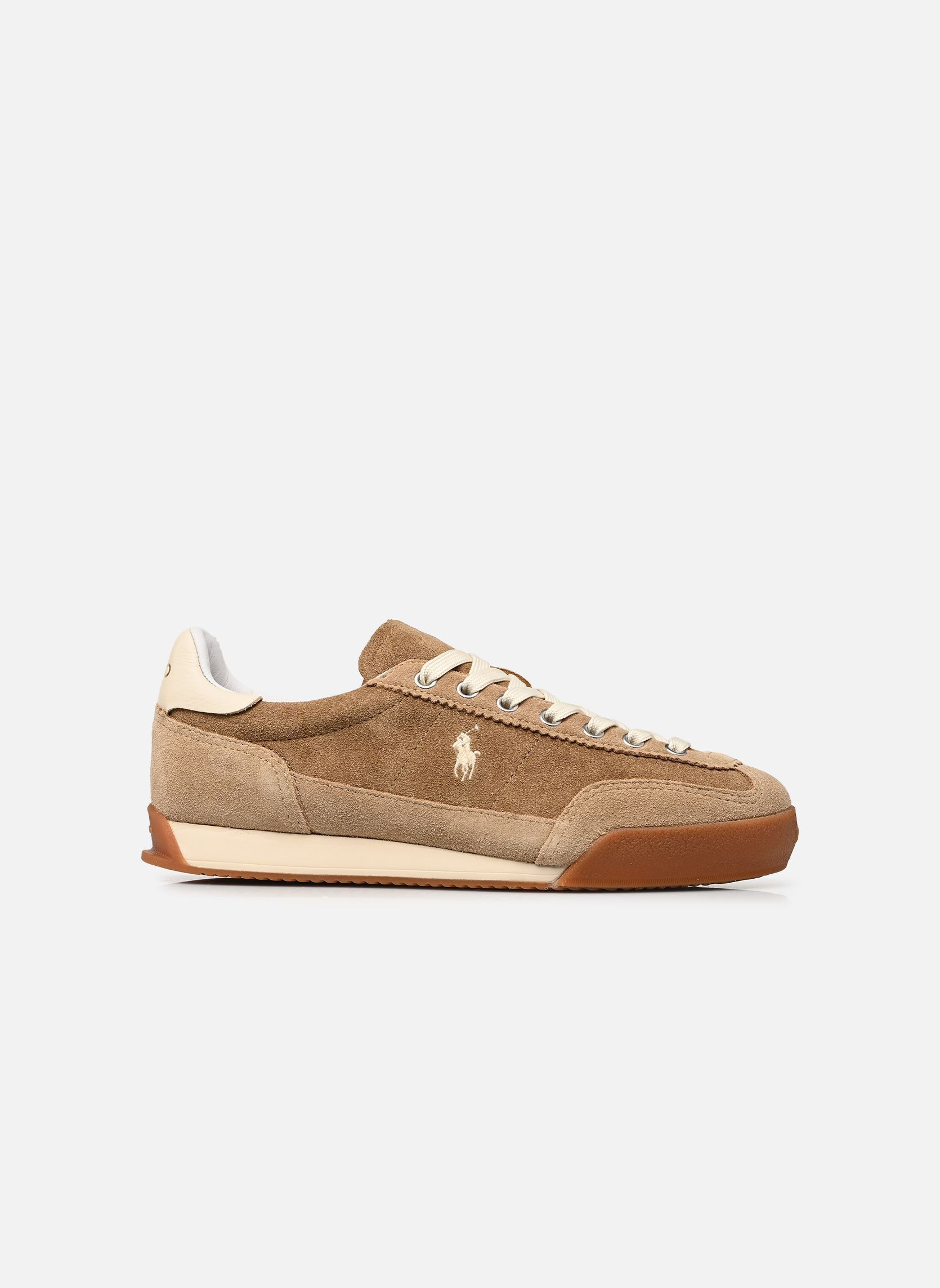 Niedrige Sneaker HESTER PP-SNEAKERS-LOW TOP LACE damen braun Polo Ralph Lauren Niedrige Sneaker HESTER PP-SNEAKERS-LOW TOP LACE damen braun CAFE TAN/SANDSURF
