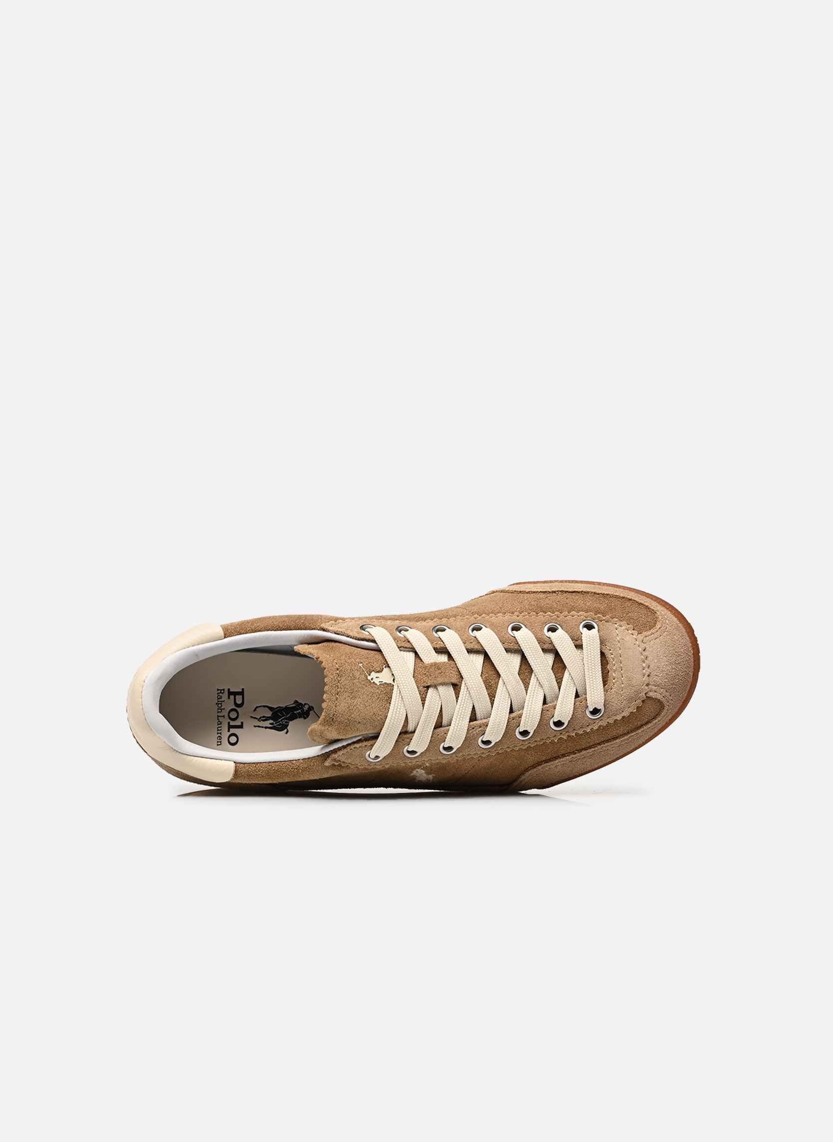 Niedrige Sneaker HESTER PP-SNEAKERS-LOW TOP LACE damen braun Polo Ralph Lauren Niedrige Sneaker HESTER PP-SNEAKERS-LOW TOP LACE damen braun CAFE TAN/SANDSURF
