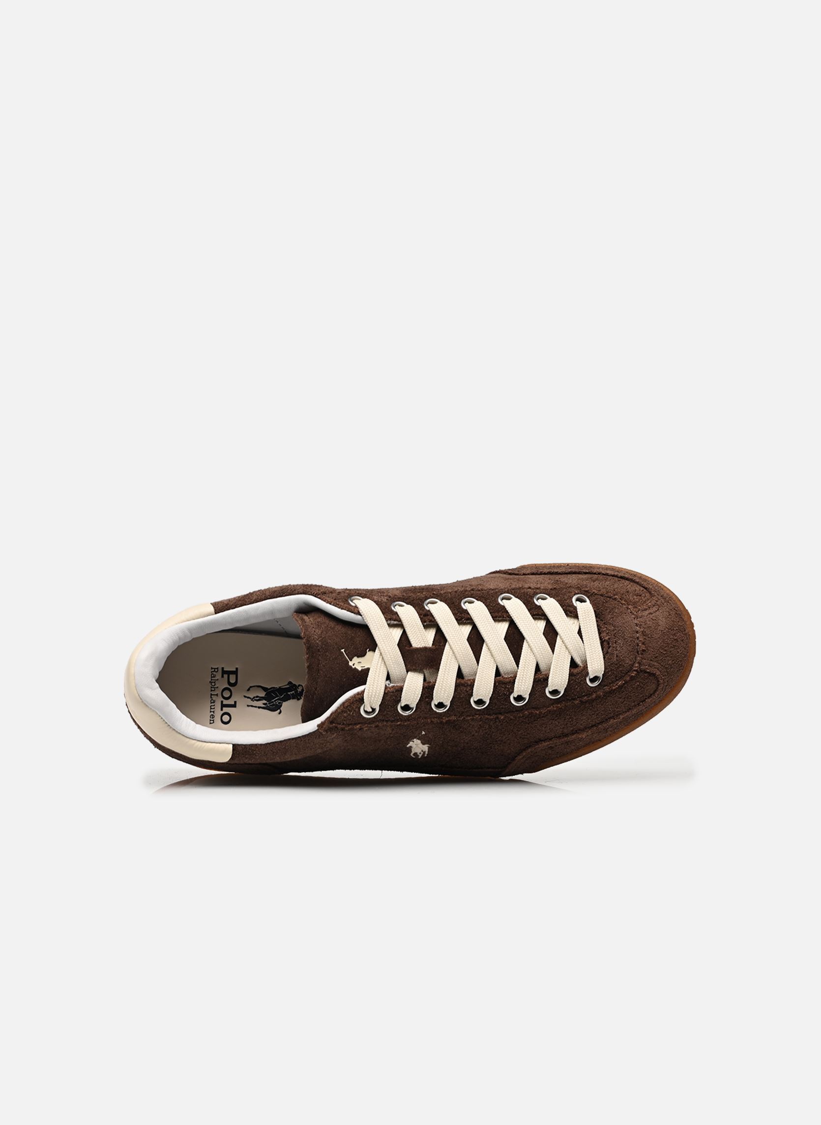 Baskets basses HESTER PP-SNEAKERS-LOW TOP LACE femme marron Polo Ralph Lauren Baskets basses HESTER PP-SNEAKERS-LOW TOP LACE femme marron Dark Brown