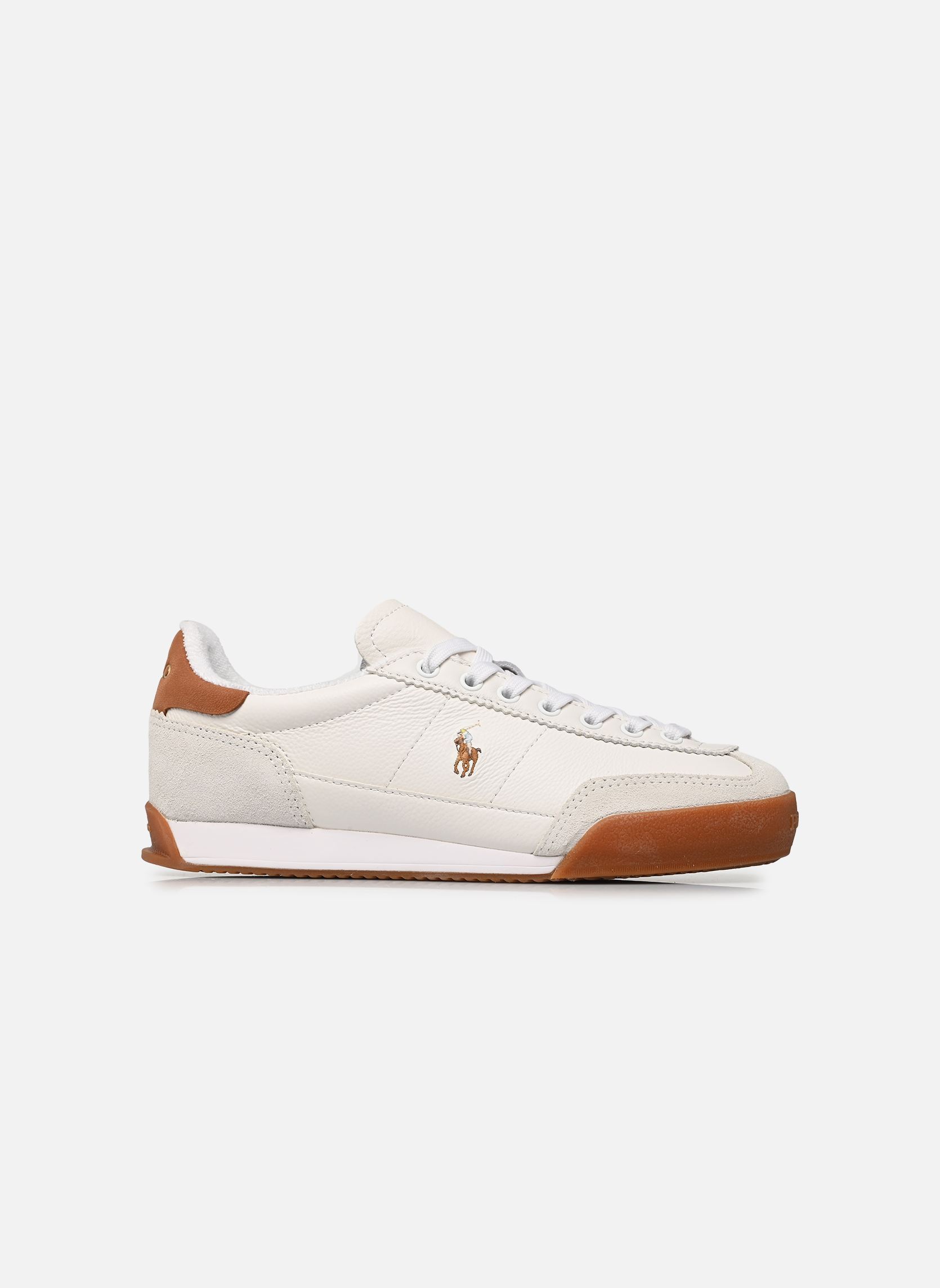 Baskets basses HESTER PP-SNEAKERS-LOW TOP LACE femme blanc Polo Ralph Lauren Baskets basses HESTER PP-SNEAKERS-LOW TOP LACE femme blanc DECKWASH WHITE/TAN