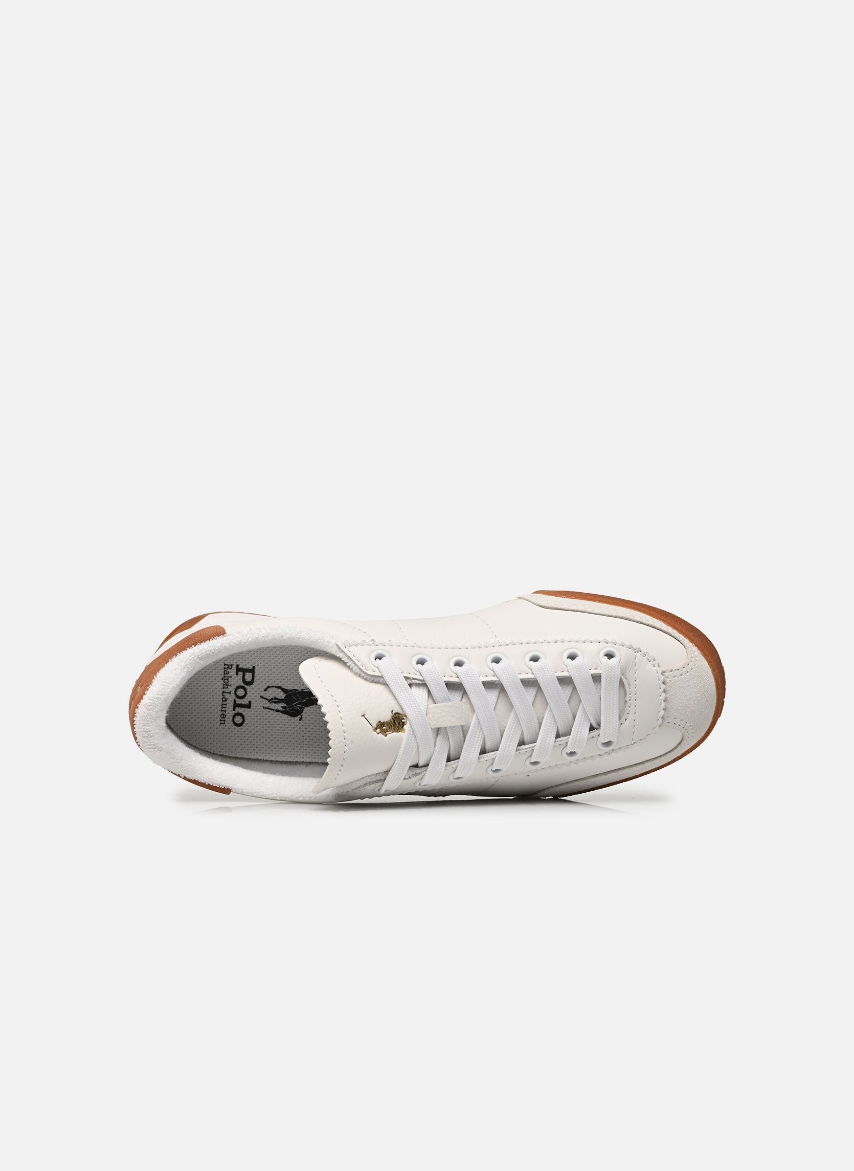 Baskets basses HESTER PP-SNEAKERS-LOW TOP LACE femme blanc Polo Ralph Lauren Baskets basses HESTER PP-SNEAKERS-LOW TOP LACE femme blanc DECKWASH WHITE/TAN