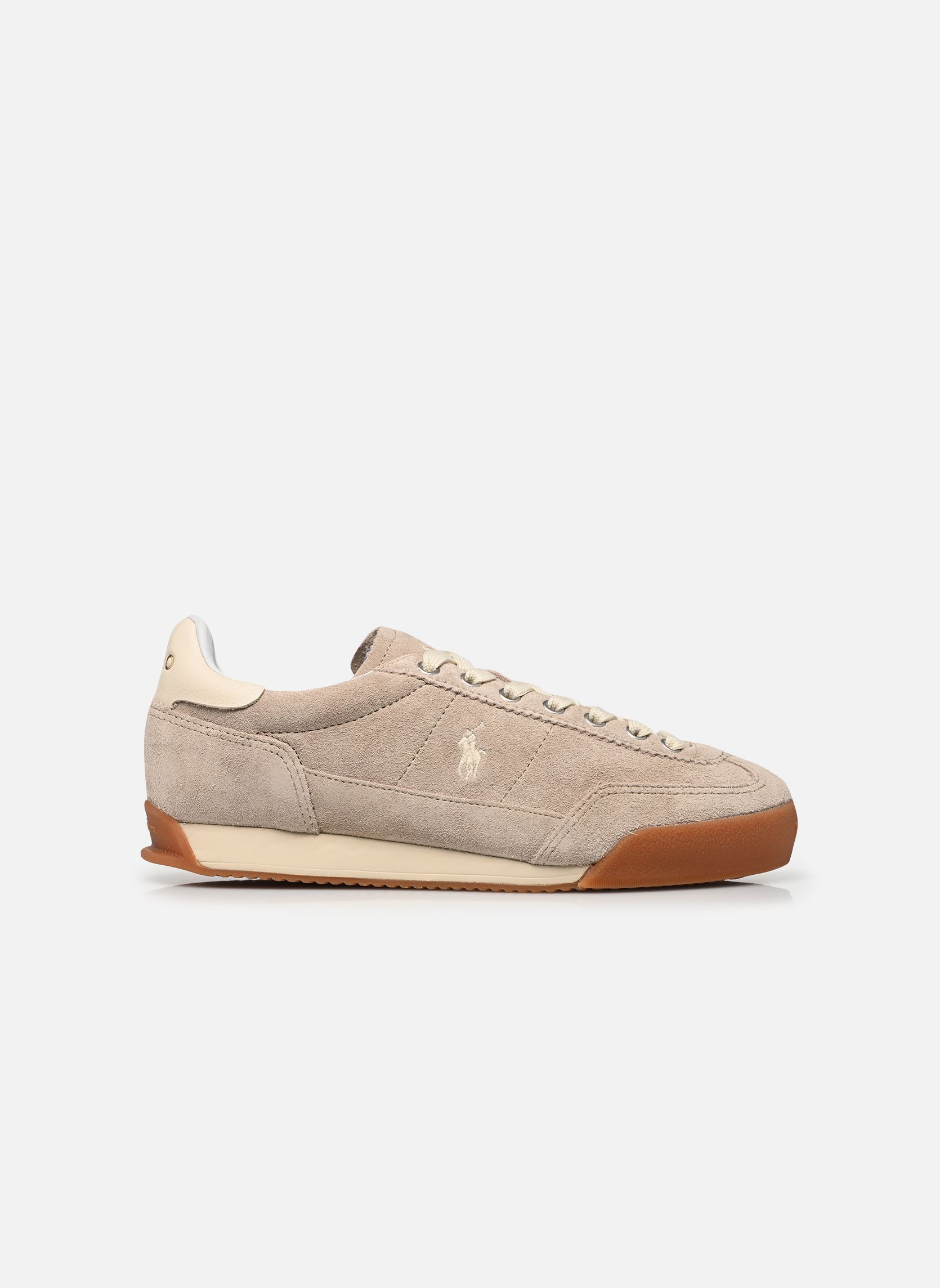 Niedrige Sneaker HESTER PP-SNEAKERS-LOW TOP LACE damen beige Polo Ralph Lauren Niedrige Sneaker HESTER PP-SNEAKERS-LOW TOP LACE damen beige MILKSHAKE