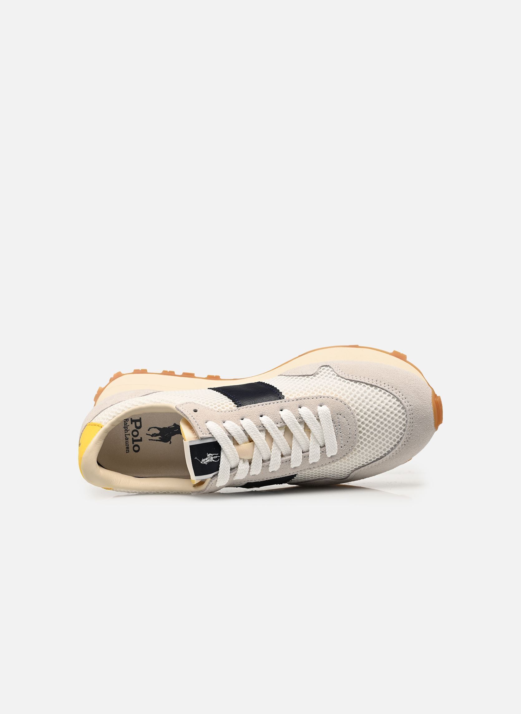 Lage sneakers PRL TRAIL125-SNEAKERS-LOW TOP LACE dames wit Polo Ralph Lauren Lage sneakers PRL TRAIL125-SNEAKERS-LOW TOP LACE dames wit OFF WHITE/NAVY/YELLOW