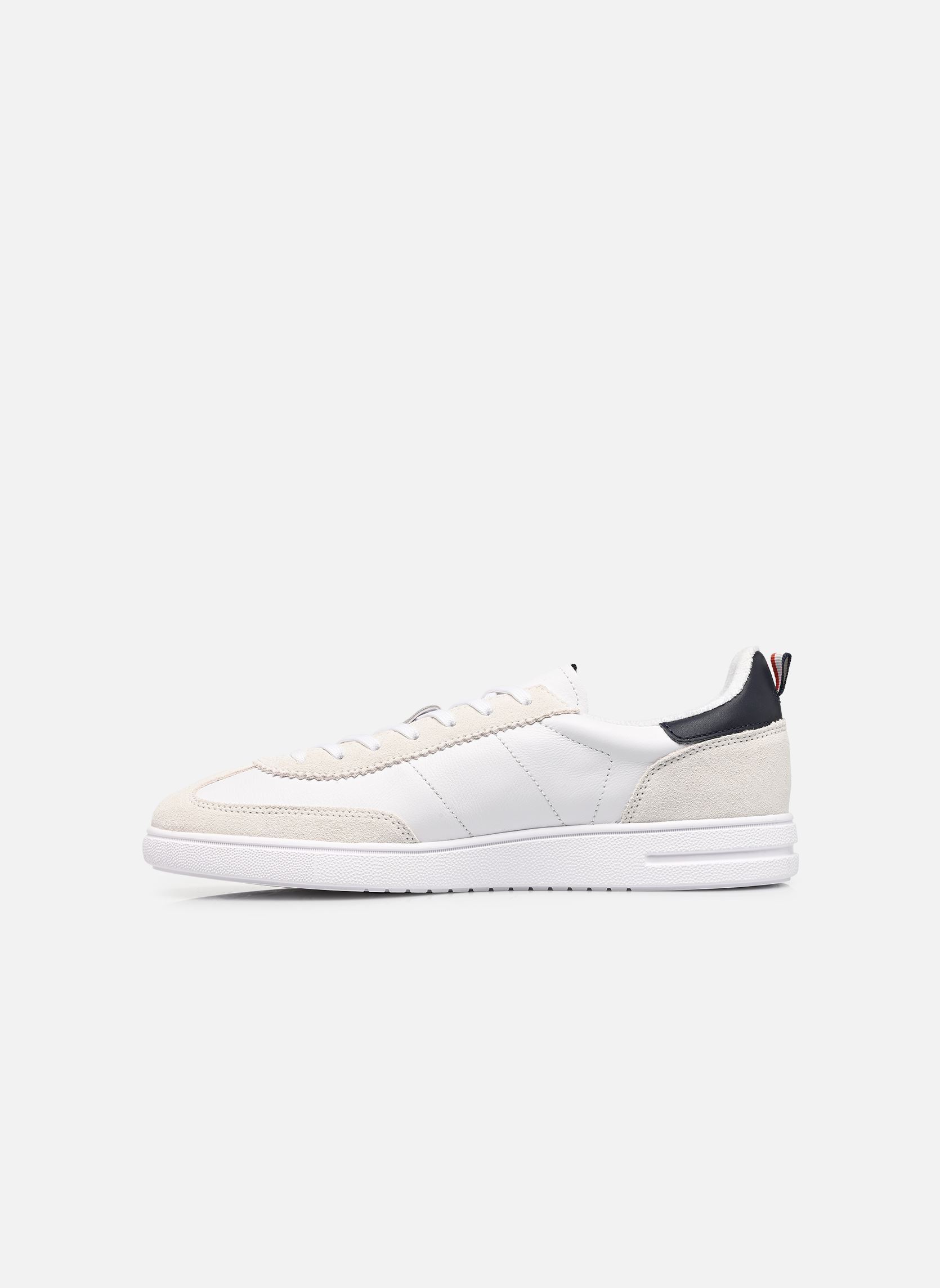 Niedrige Sneaker BEDFORD RIB-SNEAKERS-LOW TOP LACE herren weiß Polo Ralph Lauren Niedrige Sneaker BEDFORD RIB-SNEAKERS-LOW TOP LACE herren weiß WHITE/NAVY/RED