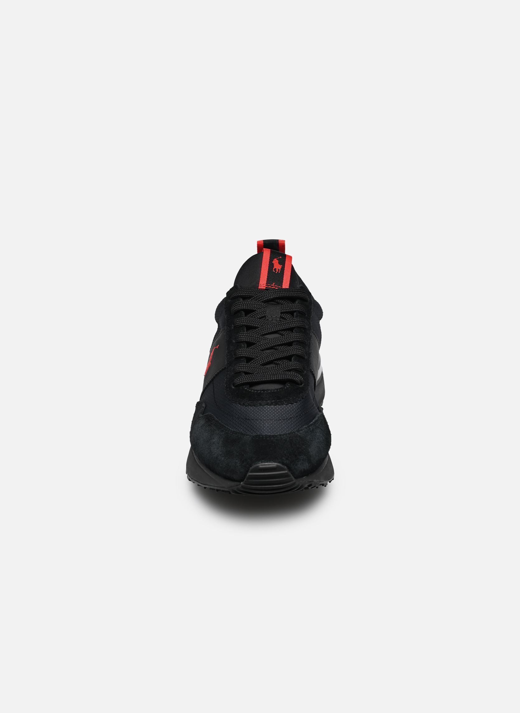 Baskets basses TRAIN 89 RIB-SNEAKERS-LOW TOP LACE homme noir Polo Ralph Lauren Baskets basses TRAIN 89 RIB-SNEAKERS-LOW TOP LACE homme noir TRIPLE BLACK/RED PP