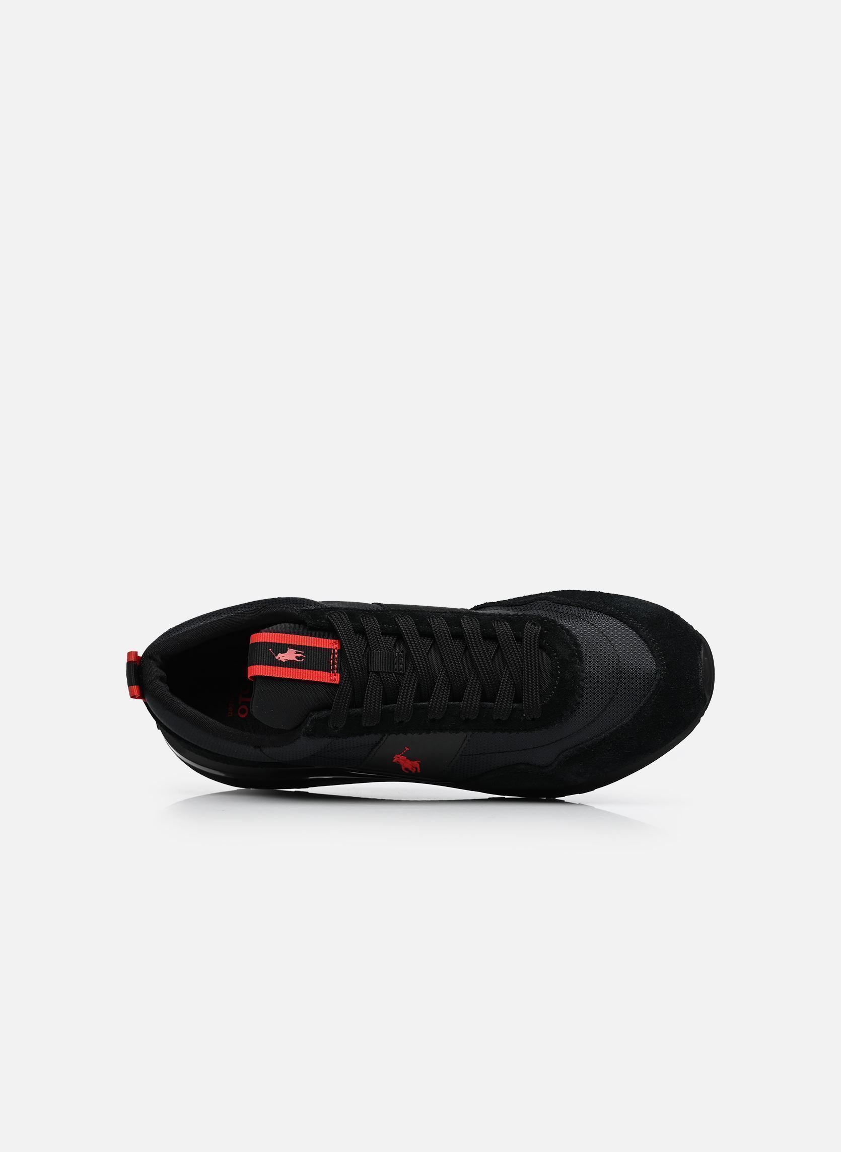 Baskets basses TRAIN 89 RIB-SNEAKERS-LOW TOP LACE homme noir Polo Ralph Lauren Baskets basses TRAIN 89 RIB-SNEAKERS-LOW TOP LACE homme noir TRIPLE BLACK/RED PP