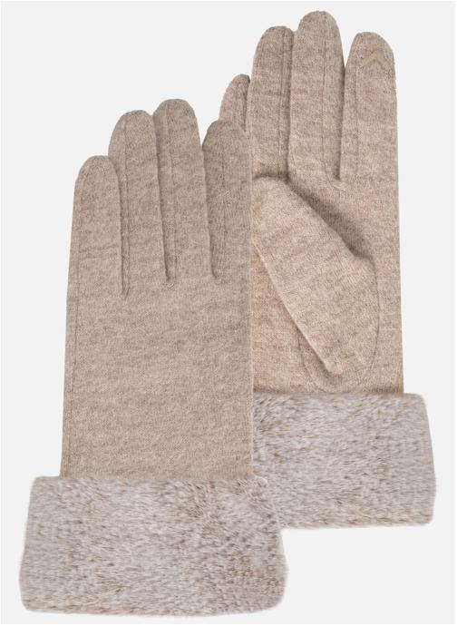 Isotoner Gants Gants Femme tactiles laine Marron femme beige