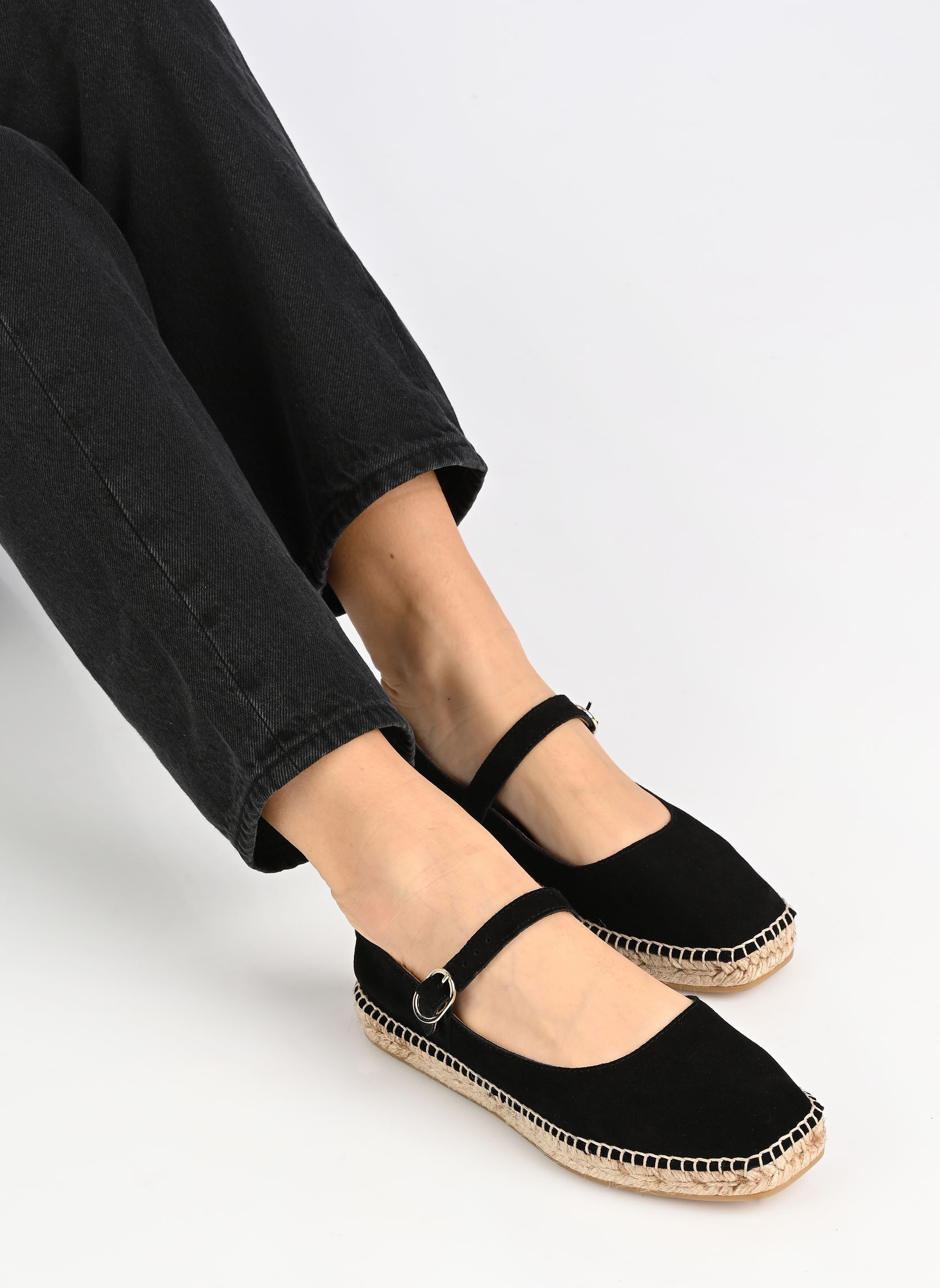 Flache Espadrilles Irina damen schwarz Georgia Rose Flache Espadrilles Irina damen schwarz Noir