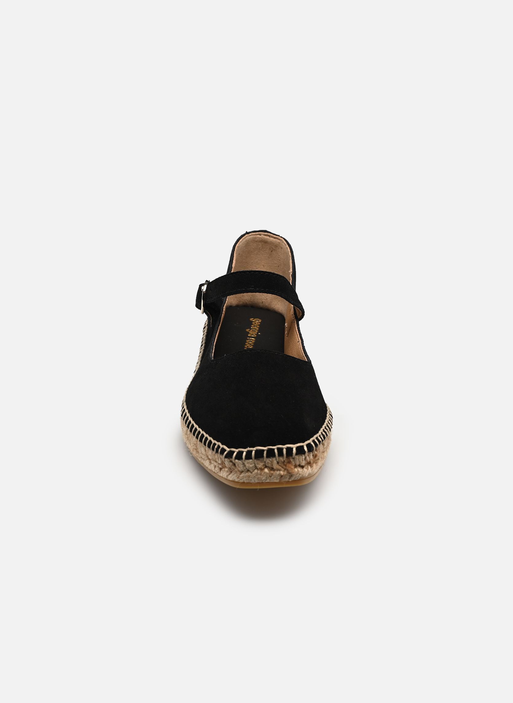 Flache Espadrilles Irina damen schwarz Georgia Rose Flache Espadrilles Irina damen schwarz Noir