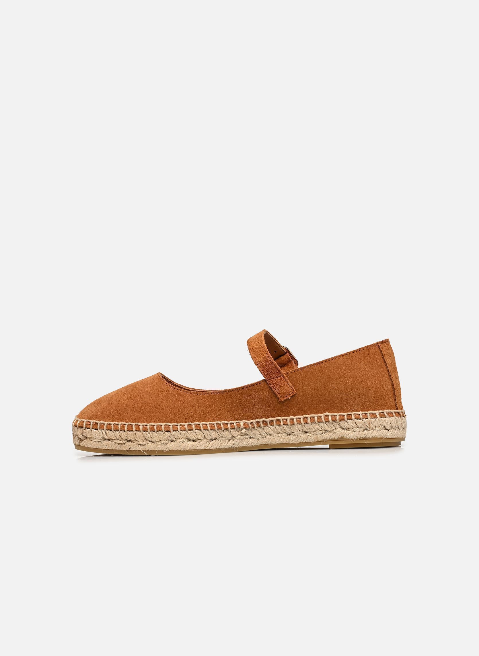 Espadrilles plates Irina femme marron Georgia Rose Espadrilles plates Irina femme marron Cognac