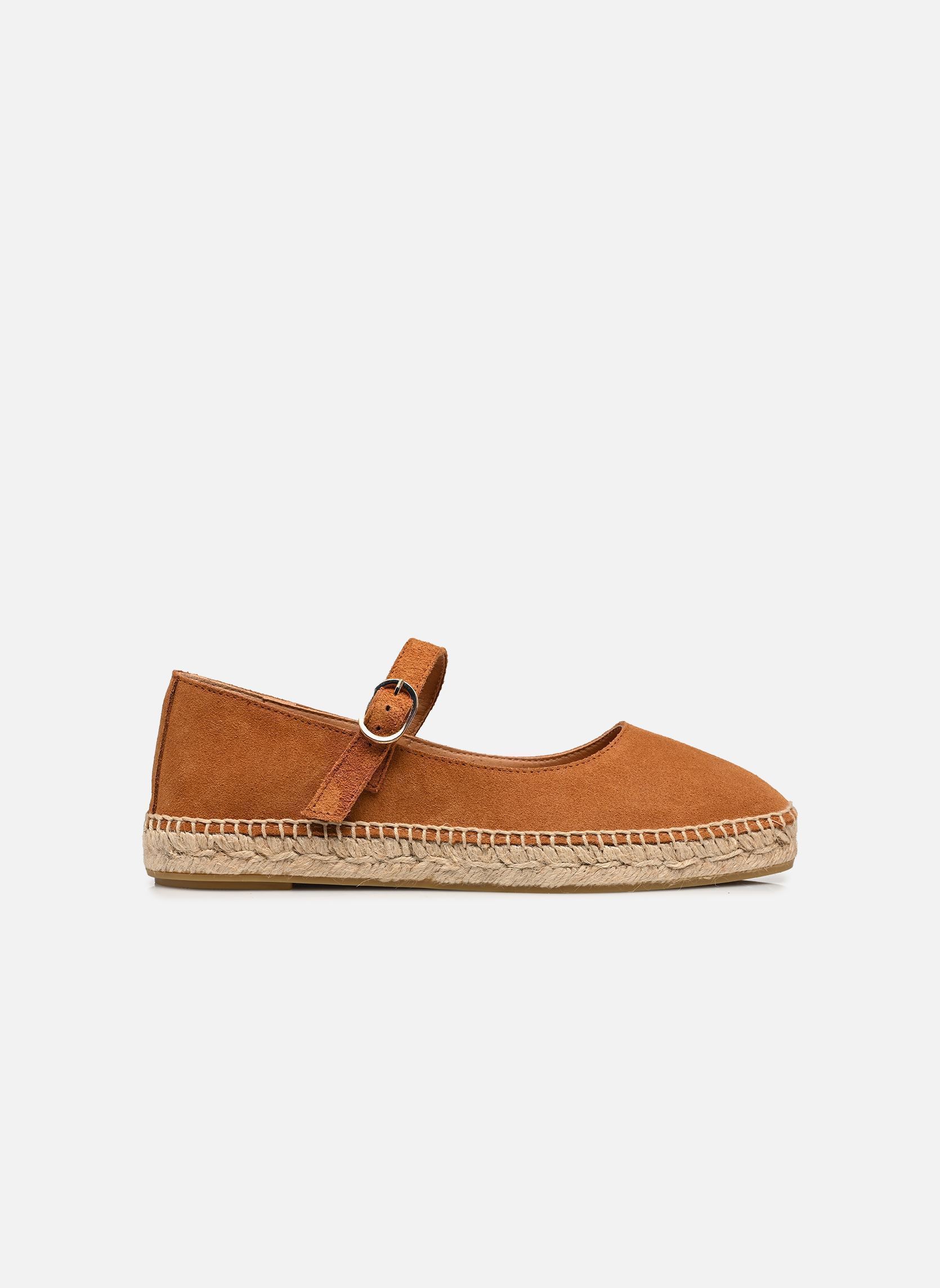 Espadrilles plates Irina femme marron Georgia Rose Espadrilles plates Irina femme marron Cognac