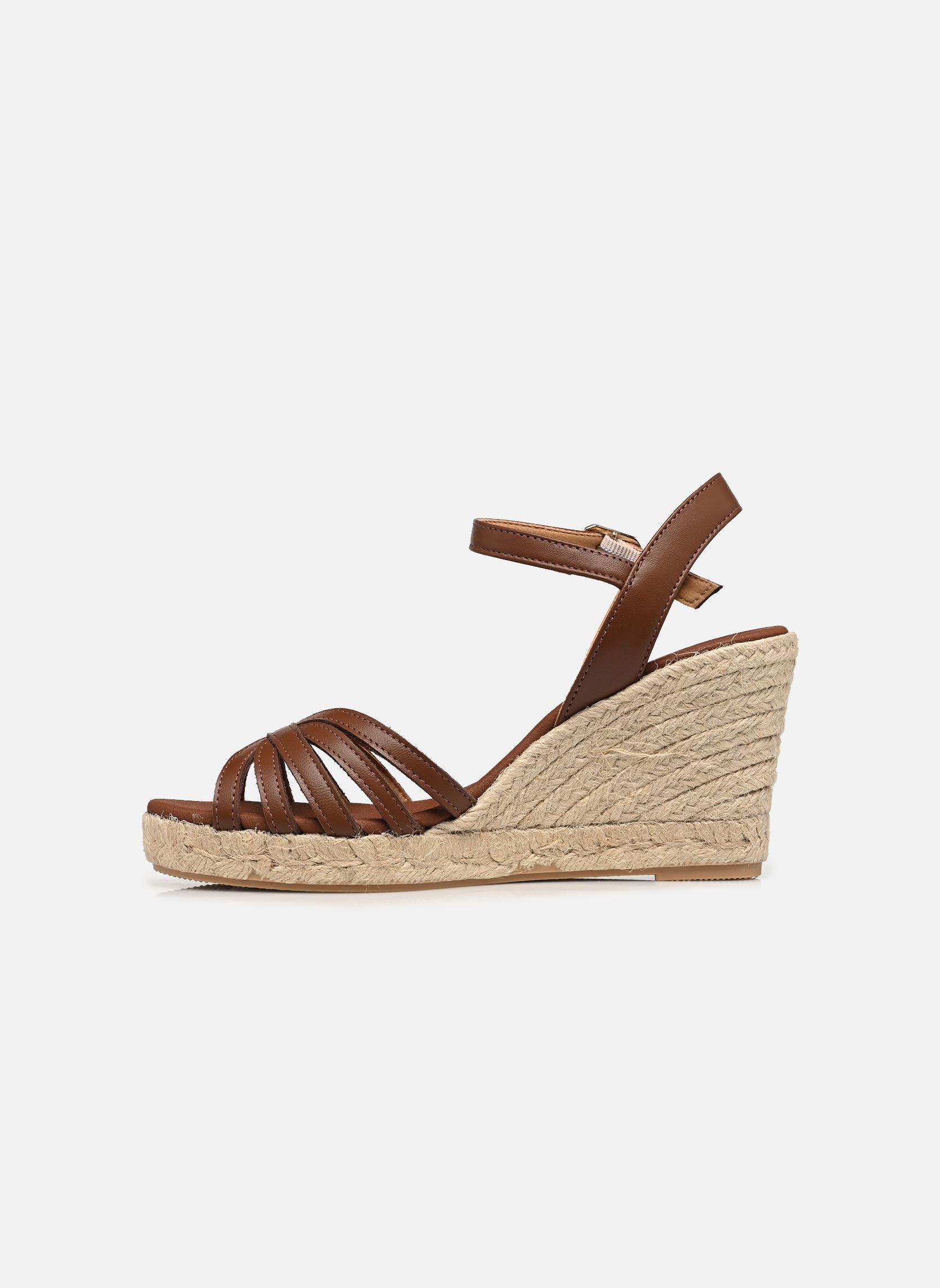 Espadrilles compensées et plateformes Iloupa femme marron Georgia Rose Espadrilles compensées et plateformes Iloupa femme marron Chocolat