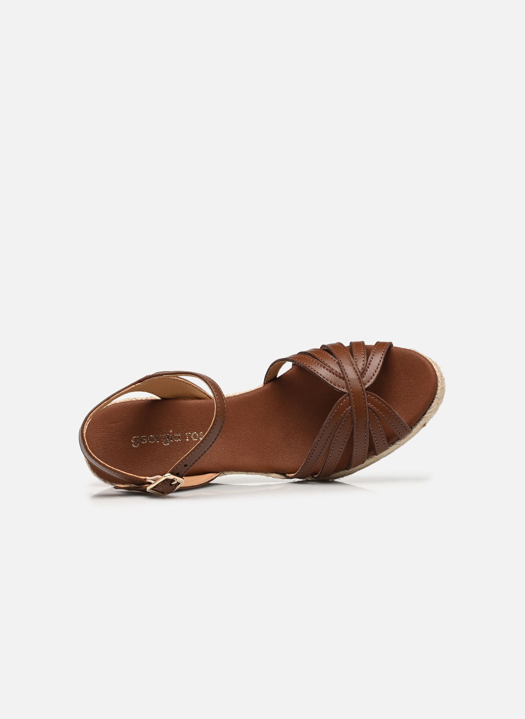 Espadrilles compensées et plateformes Iloupa femme marron Georgia Rose Espadrilles compensées et plateformes Iloupa femme marron Chocolat