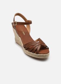 Espadrilles compensées et plateformes Iloupa femme marron
