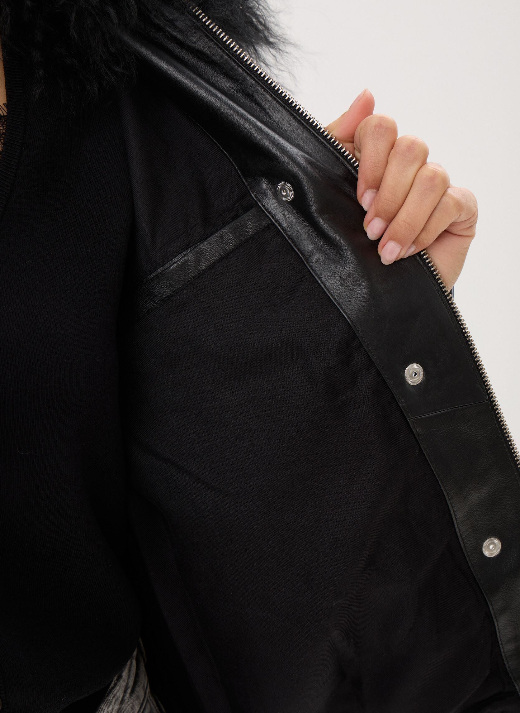 Bomberjacken FCUI32000K damen schwarz The Kooples Bomberjacken FCUI32000K damen schwarz BLA01