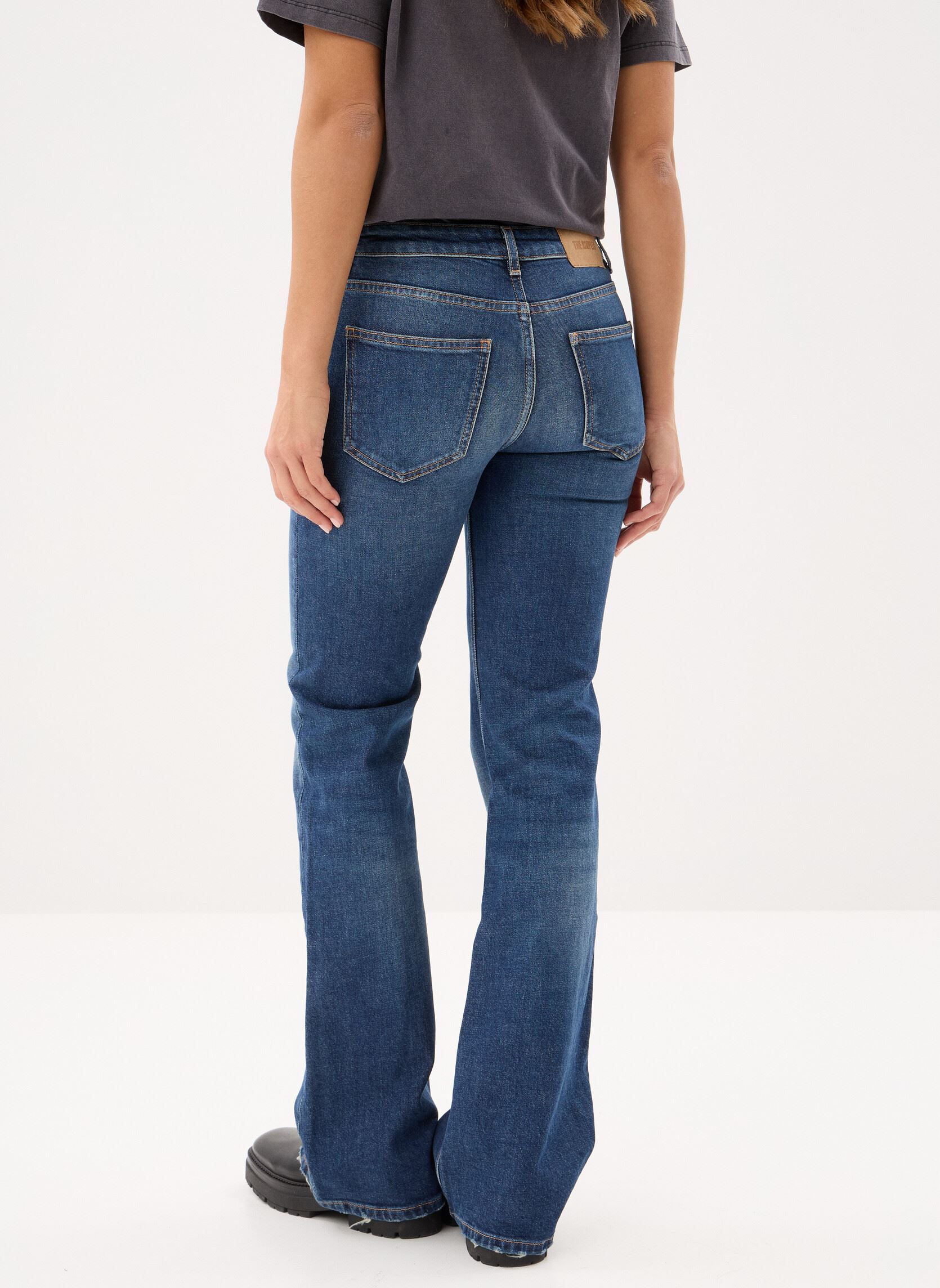 Straight Fit Jeans FJEA29033J damen blau The Kooples Straight Fit Jeans FJEA29033J damen blau BLU19