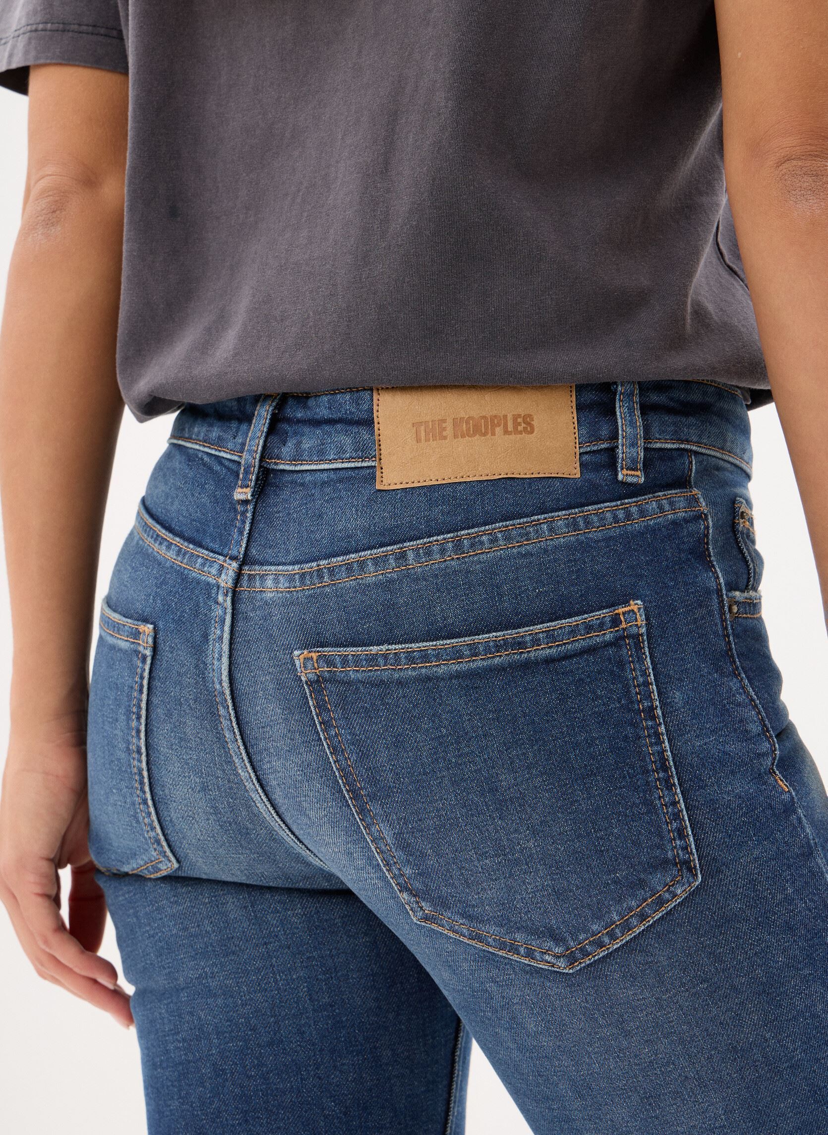 Straight Fit Jeans FJEA29033J damen blau The Kooples Straight Fit Jeans FJEA29033J damen blau BLU19