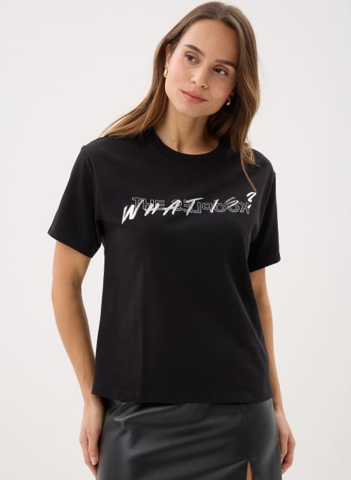 The Kooples Kurzarm-T-Shirts FTSC32034K damen schwarz