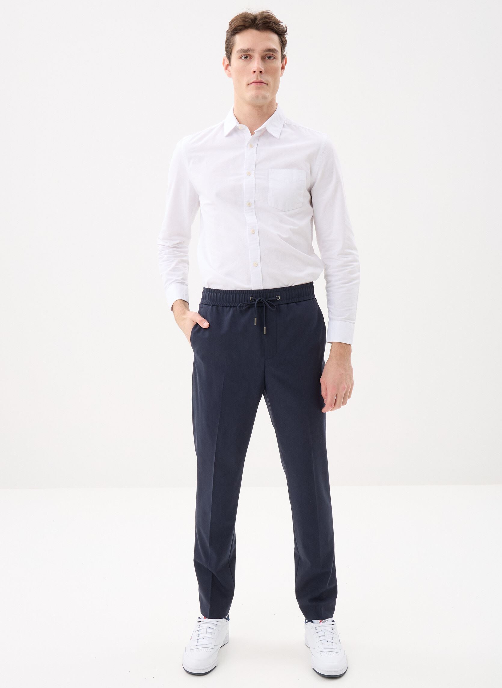Slim Fit Hosen HPAN30053K herren blau The Kooples Slim Fit Hosen HPAN30053K herren blau Nav01