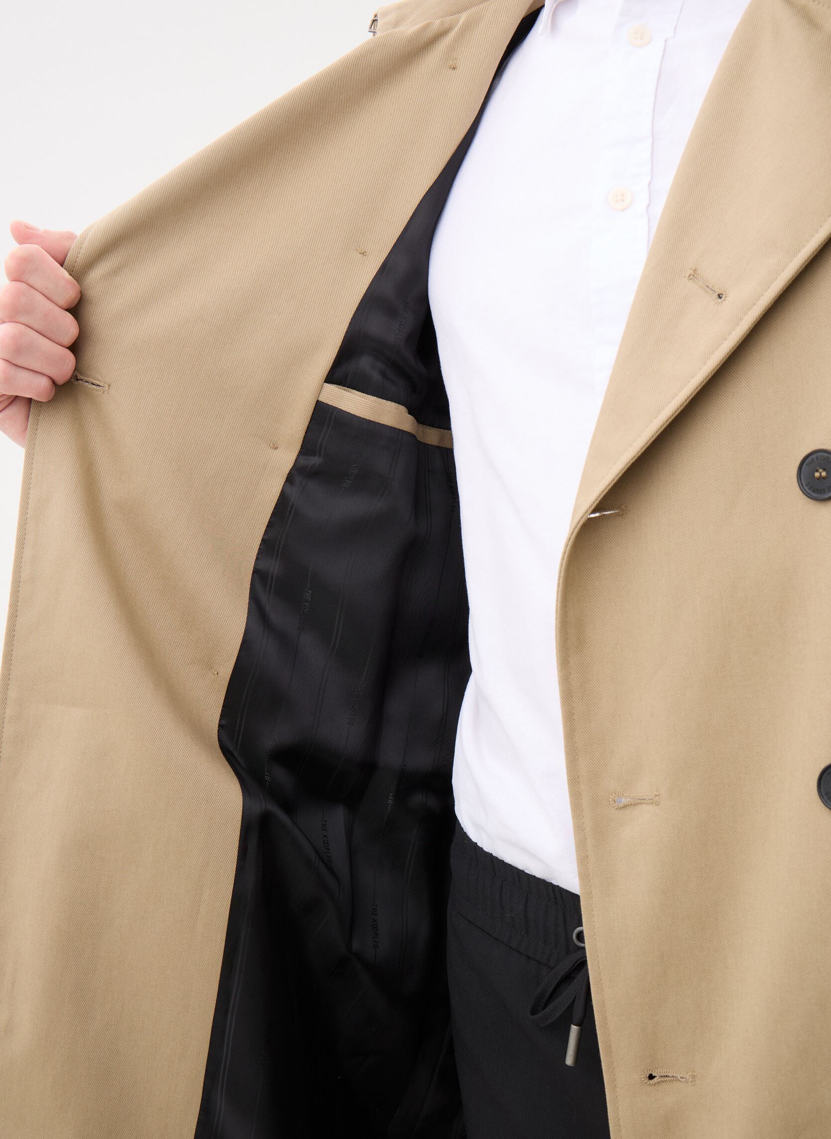 Trenchcoats HTRE29001K herren beige The Kooples Trenchcoats HTRE29001K herren beige BEI01
